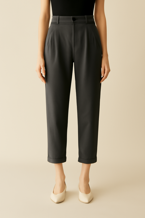 Coastal Crop Keten Pileli Pantolon