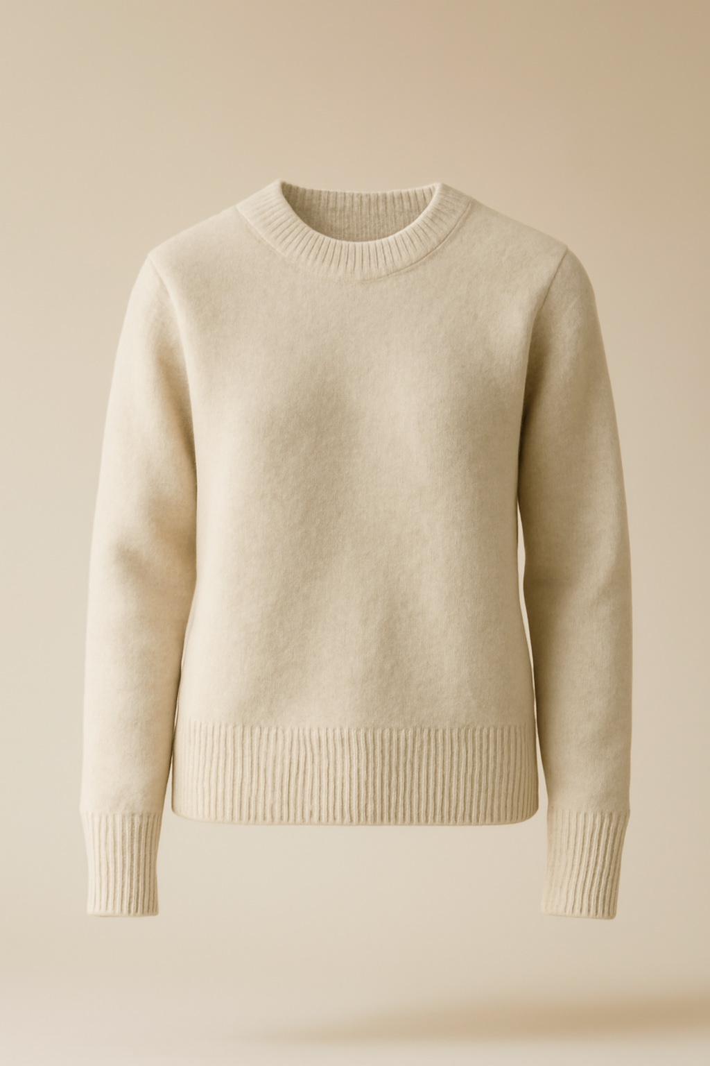 Coastal Fine-Gauge Wool Crewneck Sweater