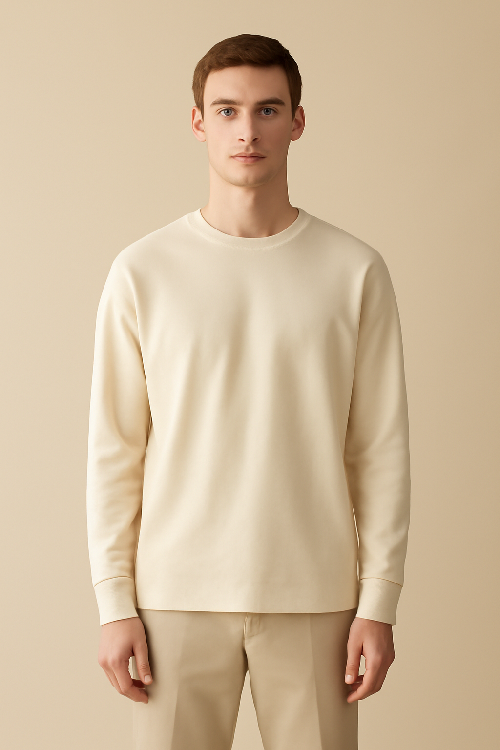Coastal Longline Cotton Long-Sleeve Tee