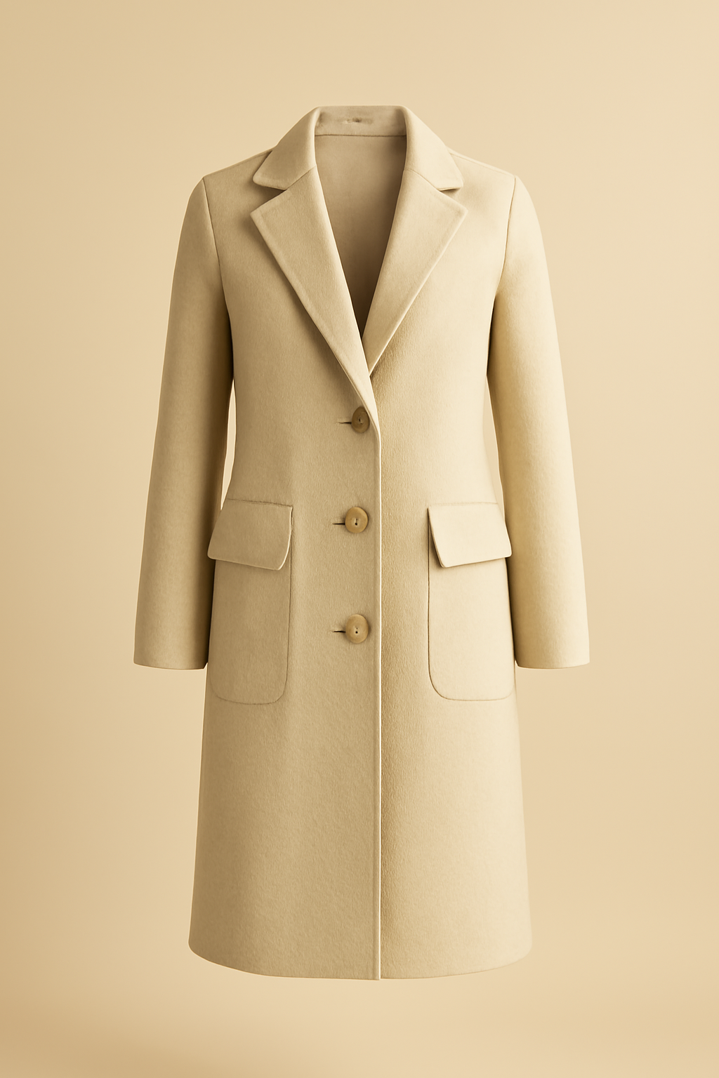 Coastal Longline Wool Overcoat