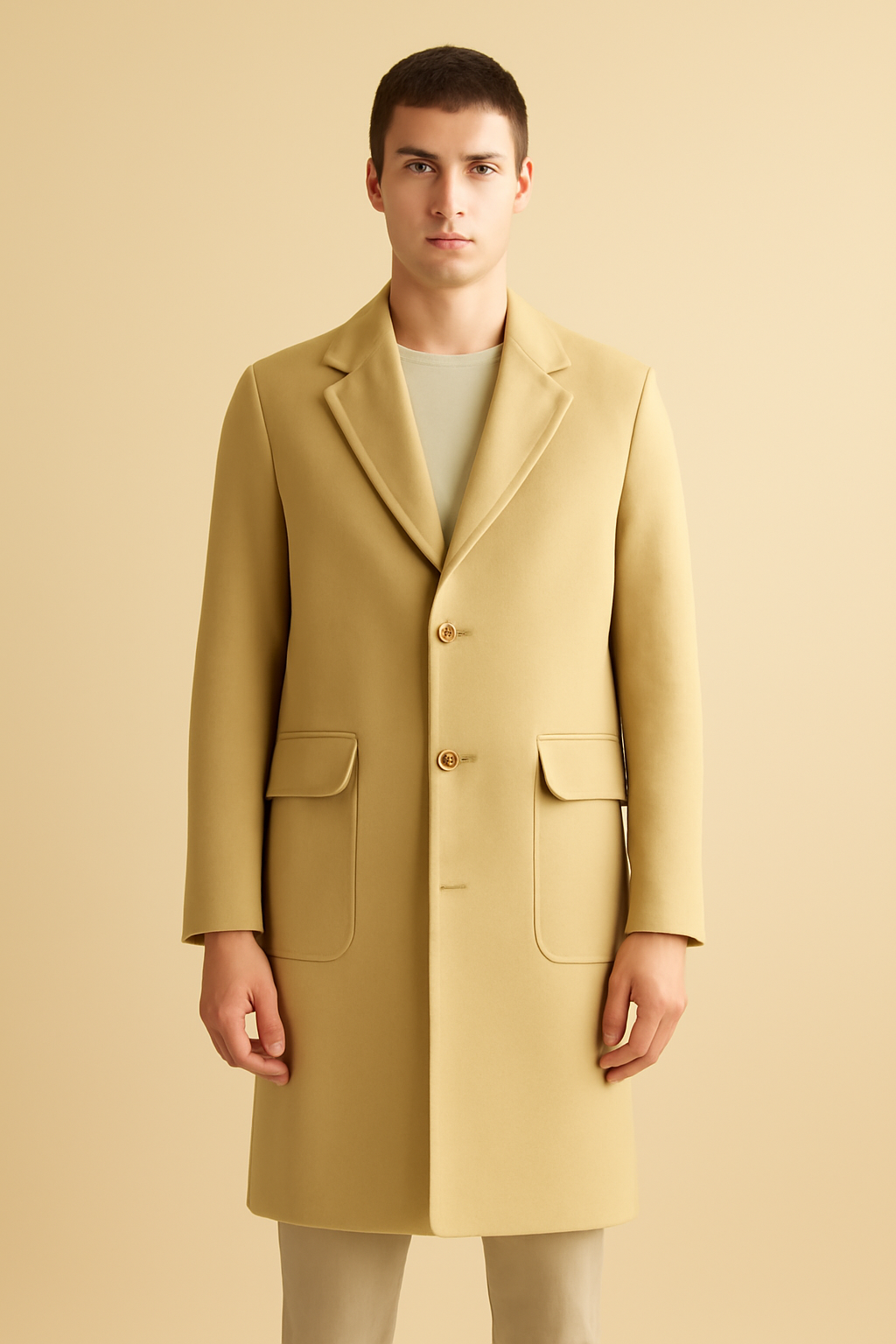 Coastal Longline Wool Overcoat
