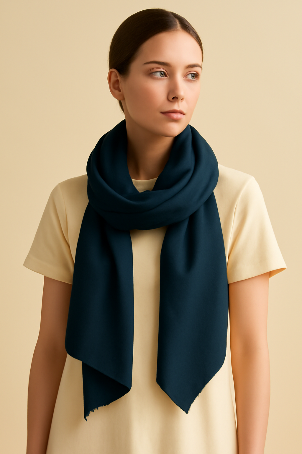 Coastal Oversized Linen Scarf
