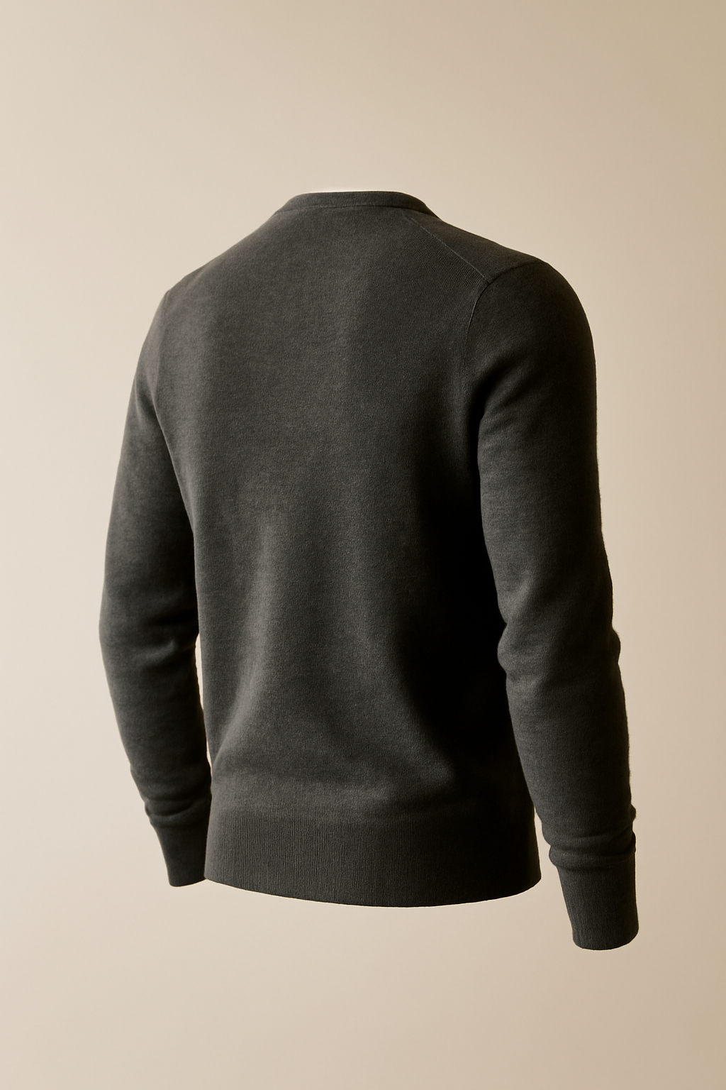Coastal Ribbed Merino Crewneck Sweater