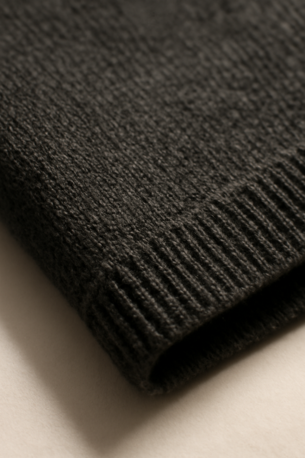 Coastal Ribbed Merino Crewneck Sweater