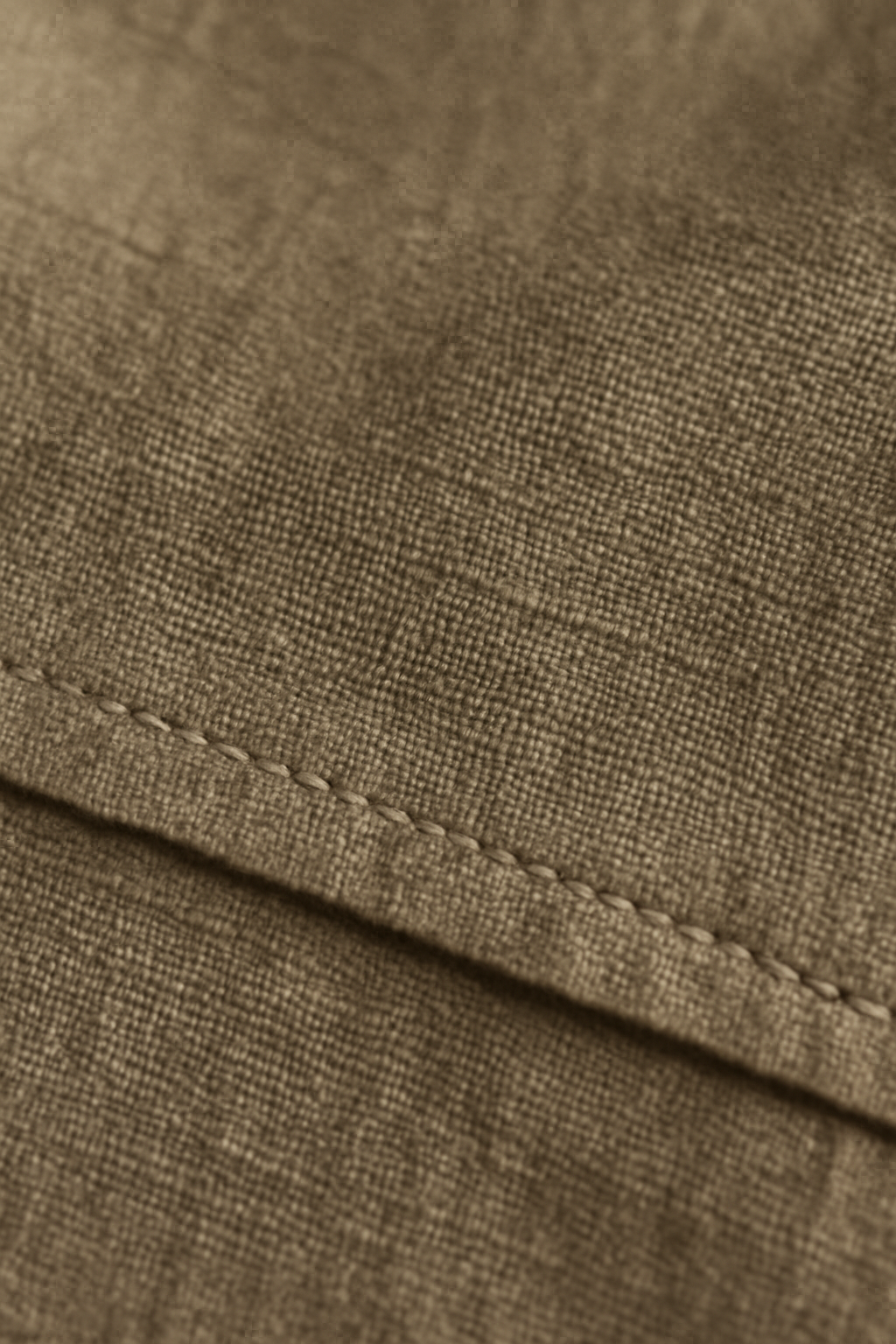 Comporta Band-Collar Linen Utility Shirt