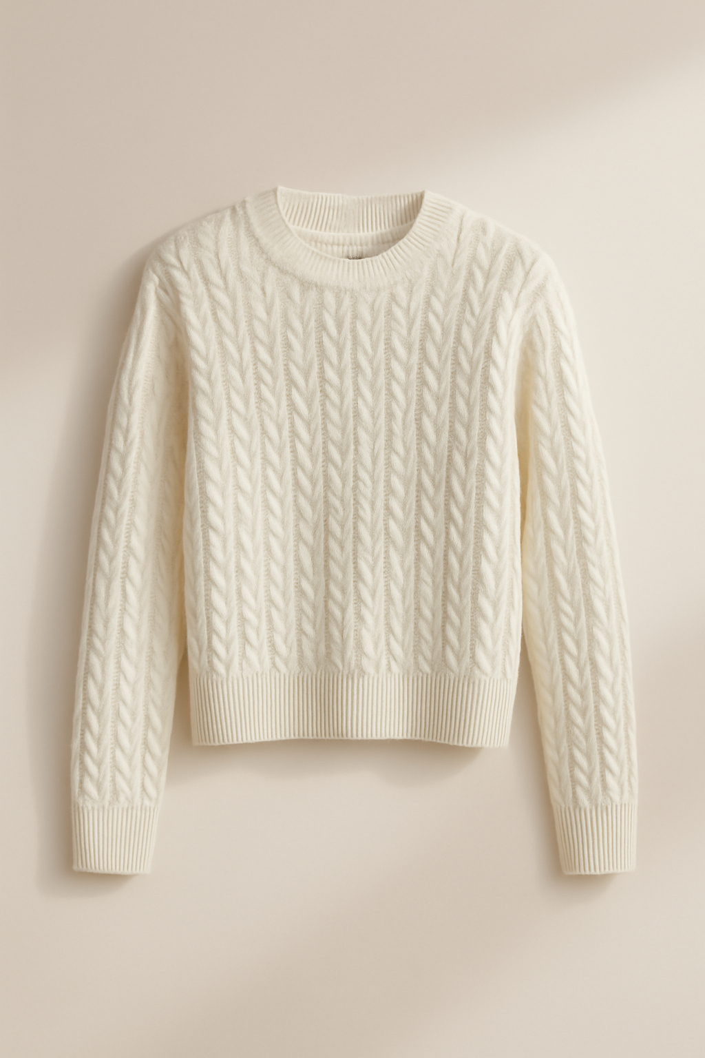 Comporta Cable-Knit Organic Ribbed Sweater