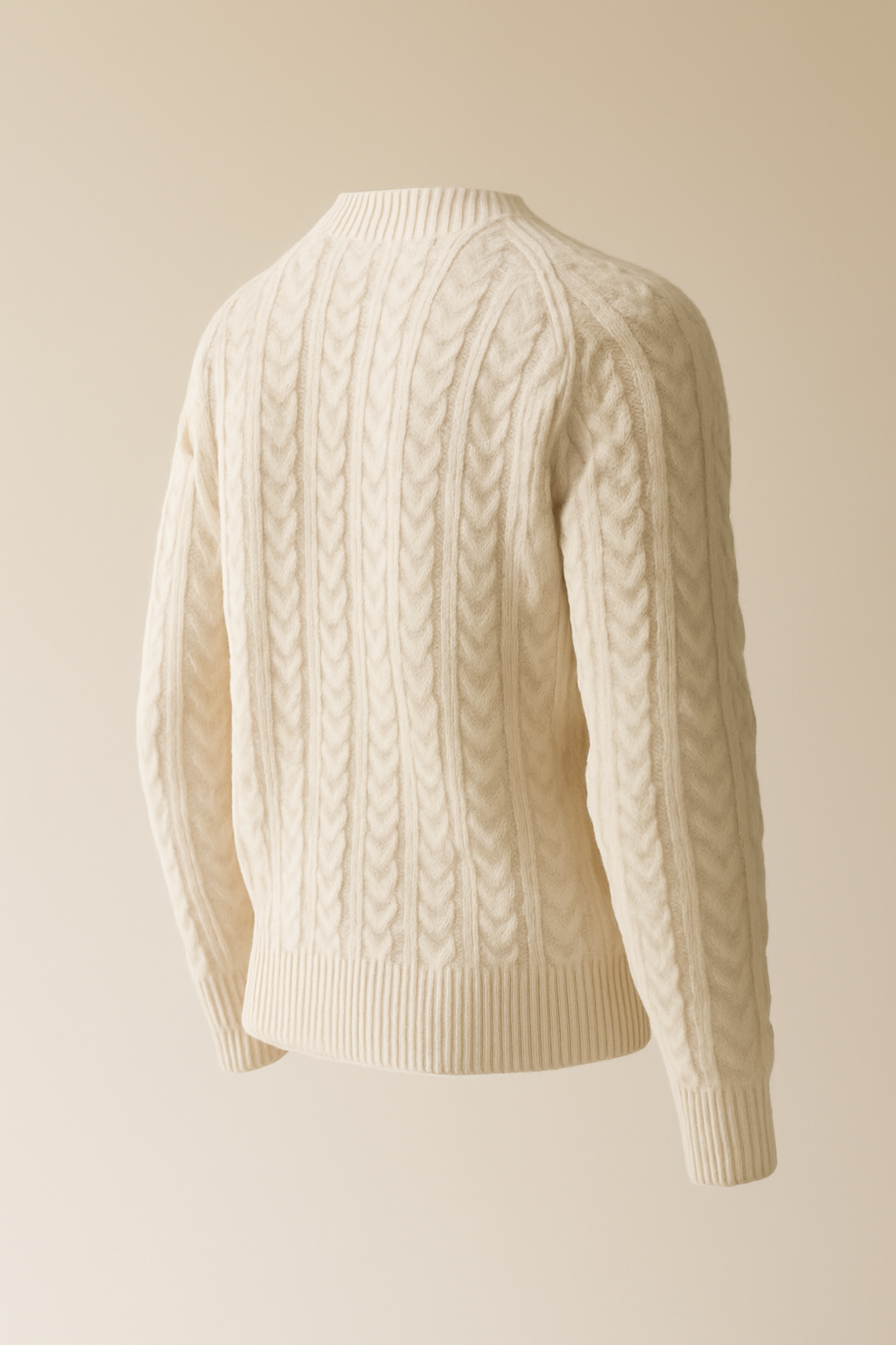 Comporta Cable-Knit Organic Ribbed Sweater