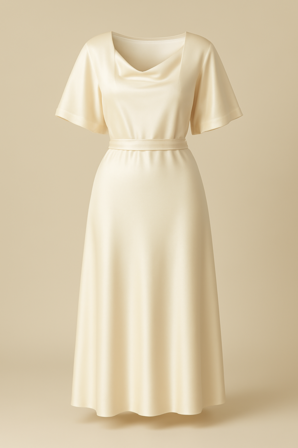Comporta Halterneck Viscose Relaxed Dress