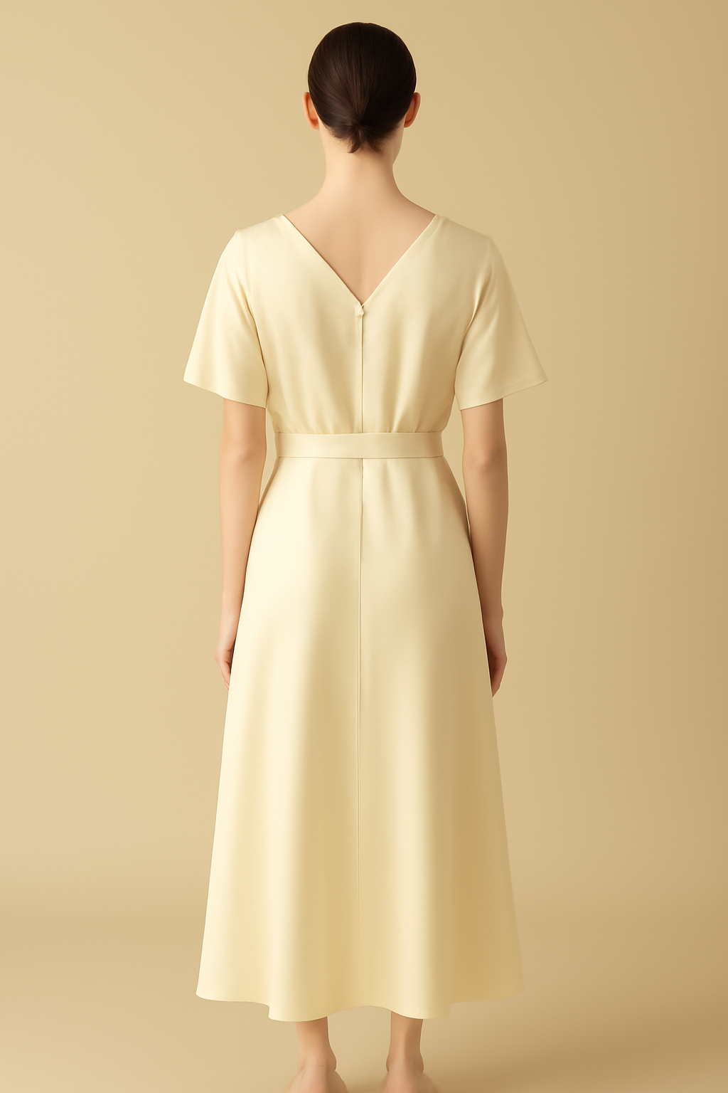 Comporta Halterneck Viscose Relaxed Dress