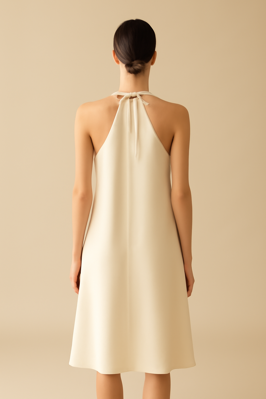 Comporta Halterneck Viscose Relaxed Dress