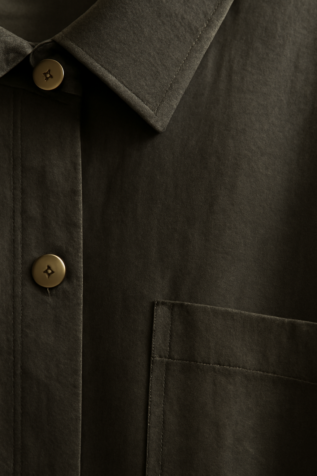 Comporta Round-Neck Linen Shirt Dress