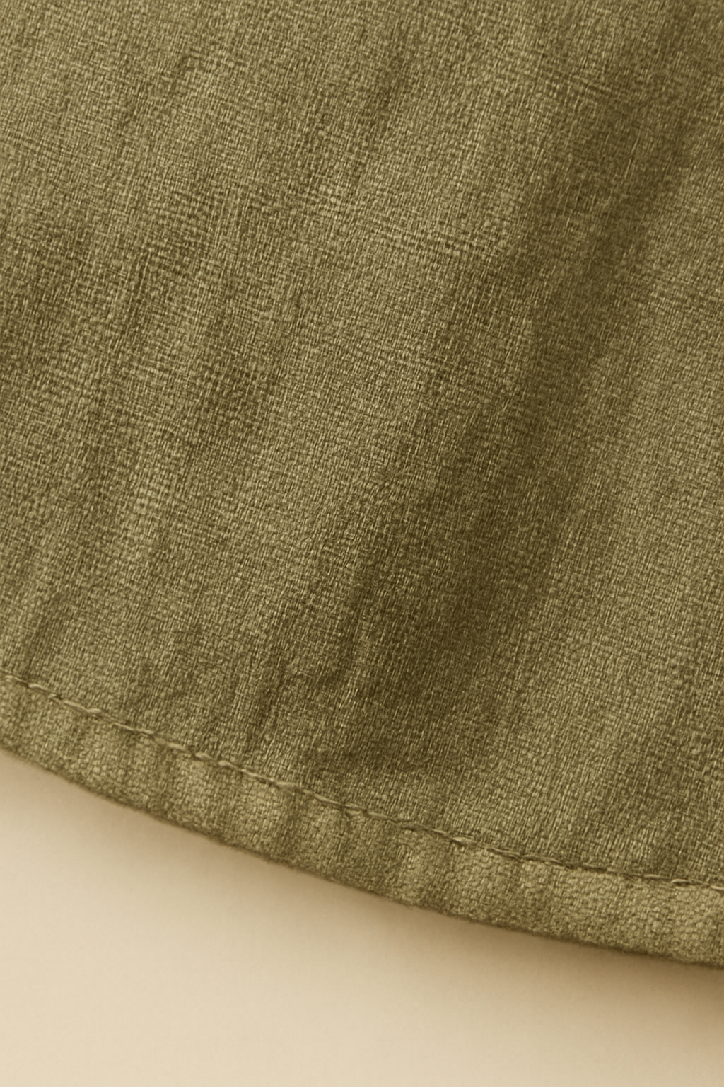 Comporta Round-Neck Linen Shirt Dress