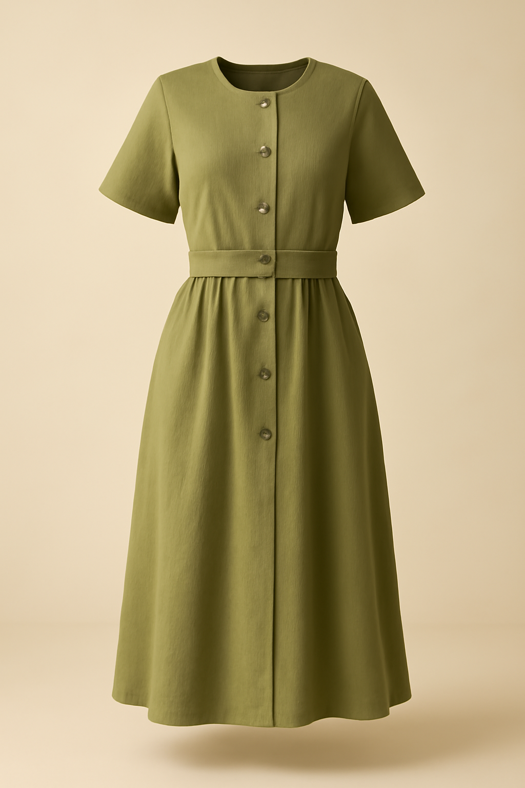 Comporta V-Neck Tencel Midi Dress