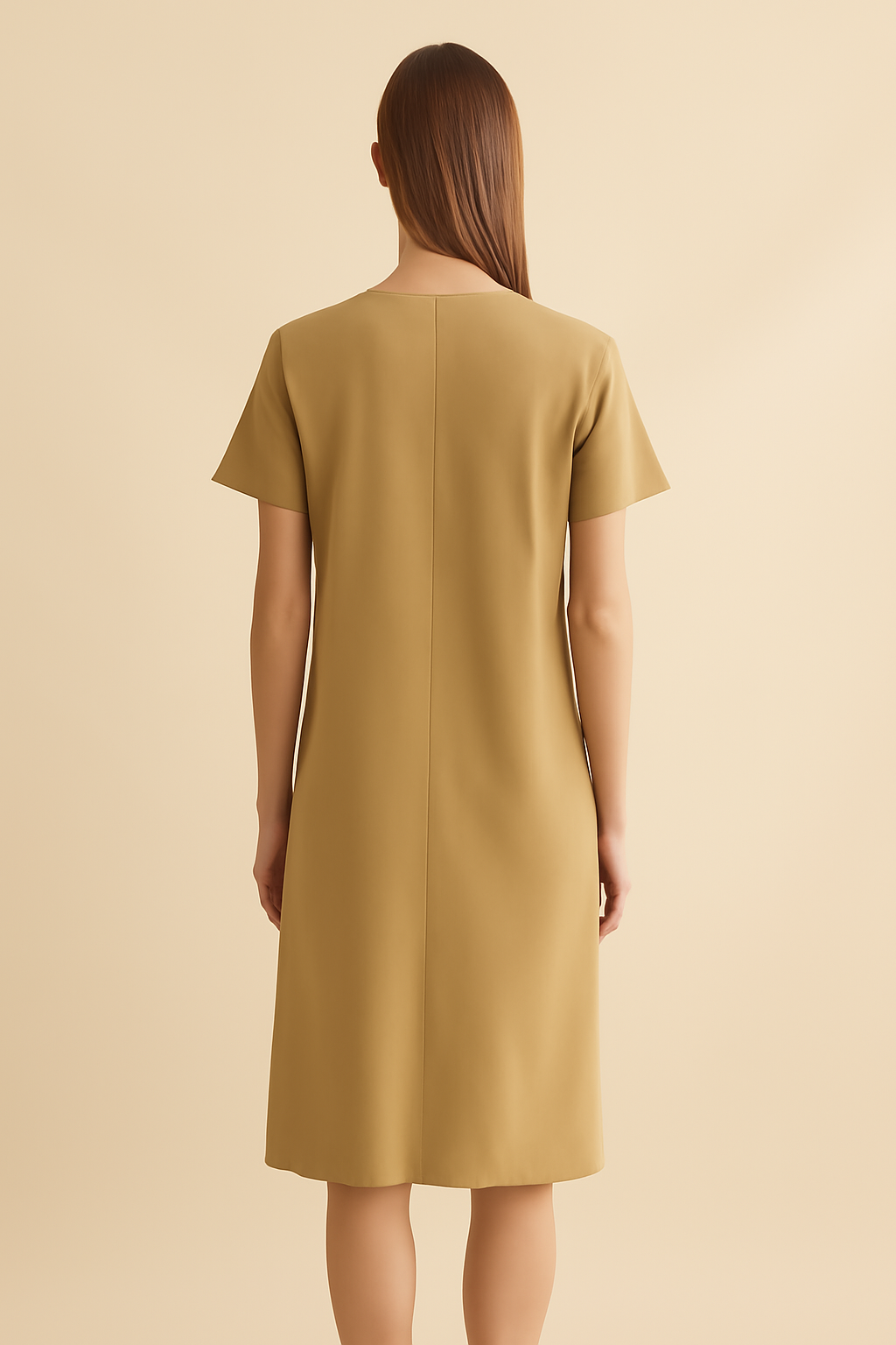 Comporta V-Neck Tencel Midi Dress