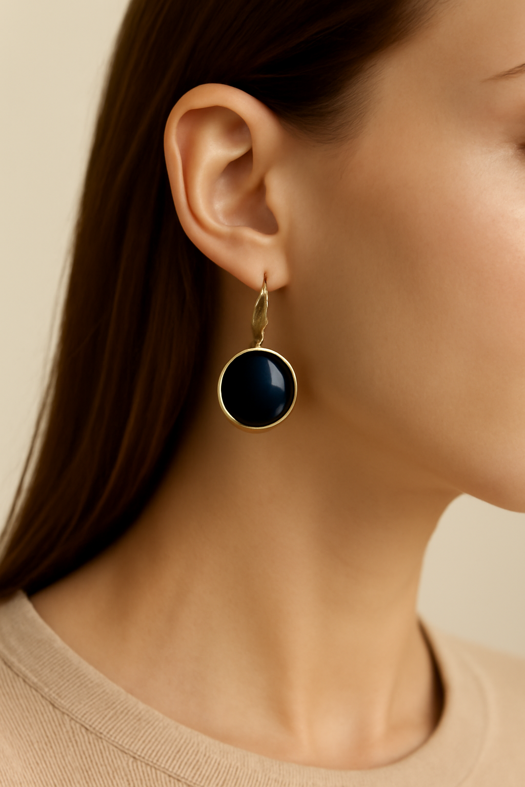 Cove Beaded Silver Earrings