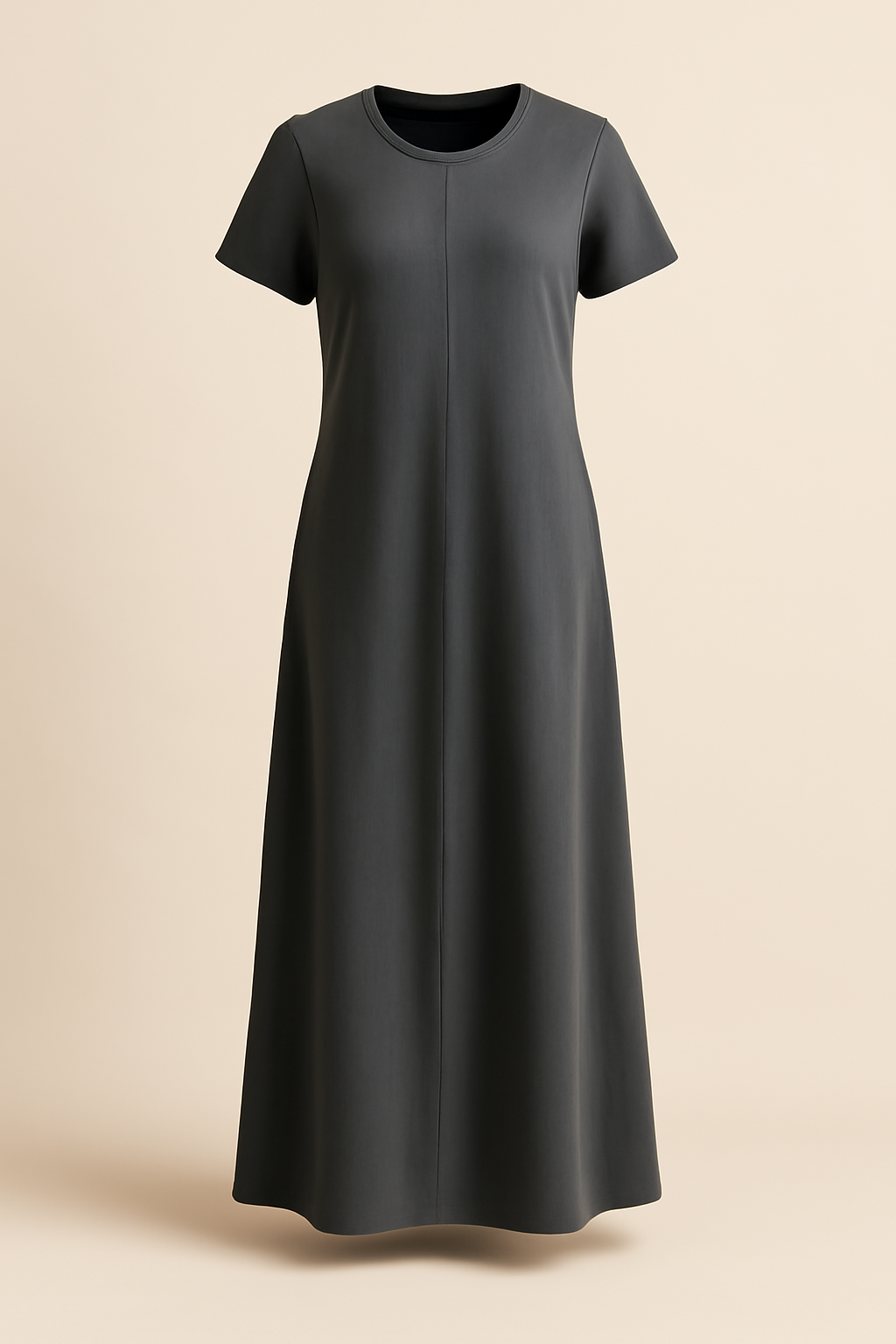 Cove Boat-Neck Organic Maxi Dress