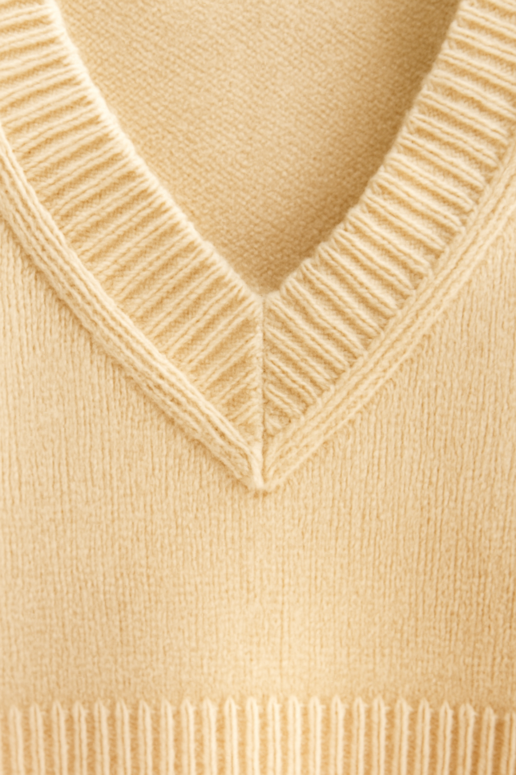 Cove Chunky Wool V-Neck Sweater