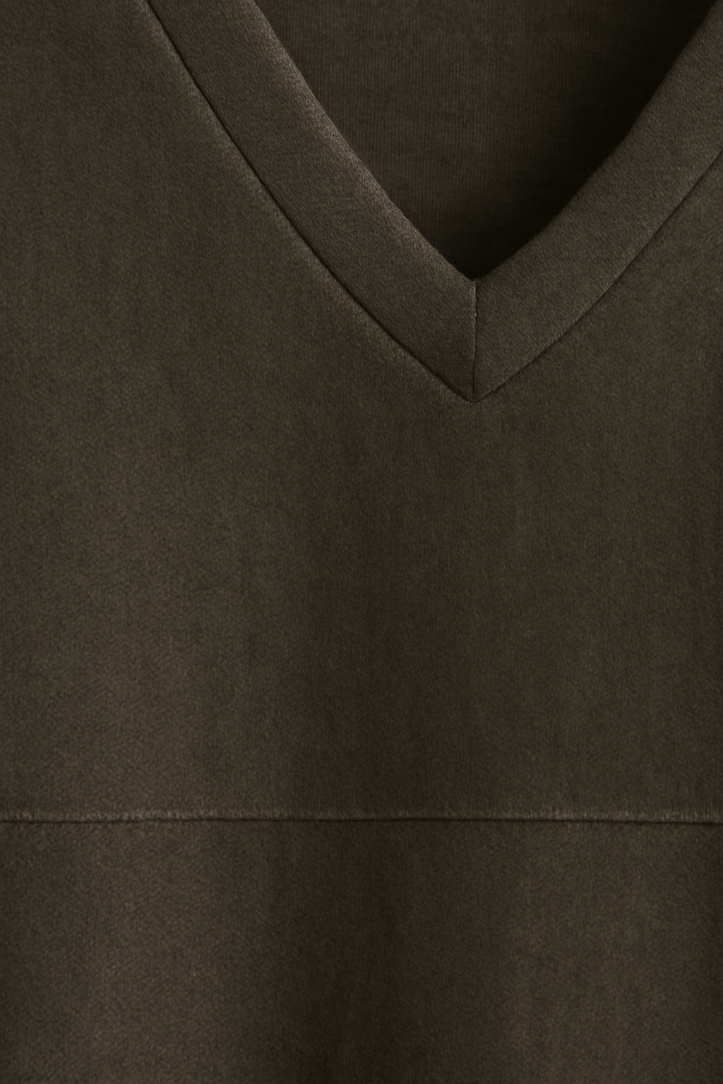 Cove Long-Sleeve Organic V-Neck Blouse