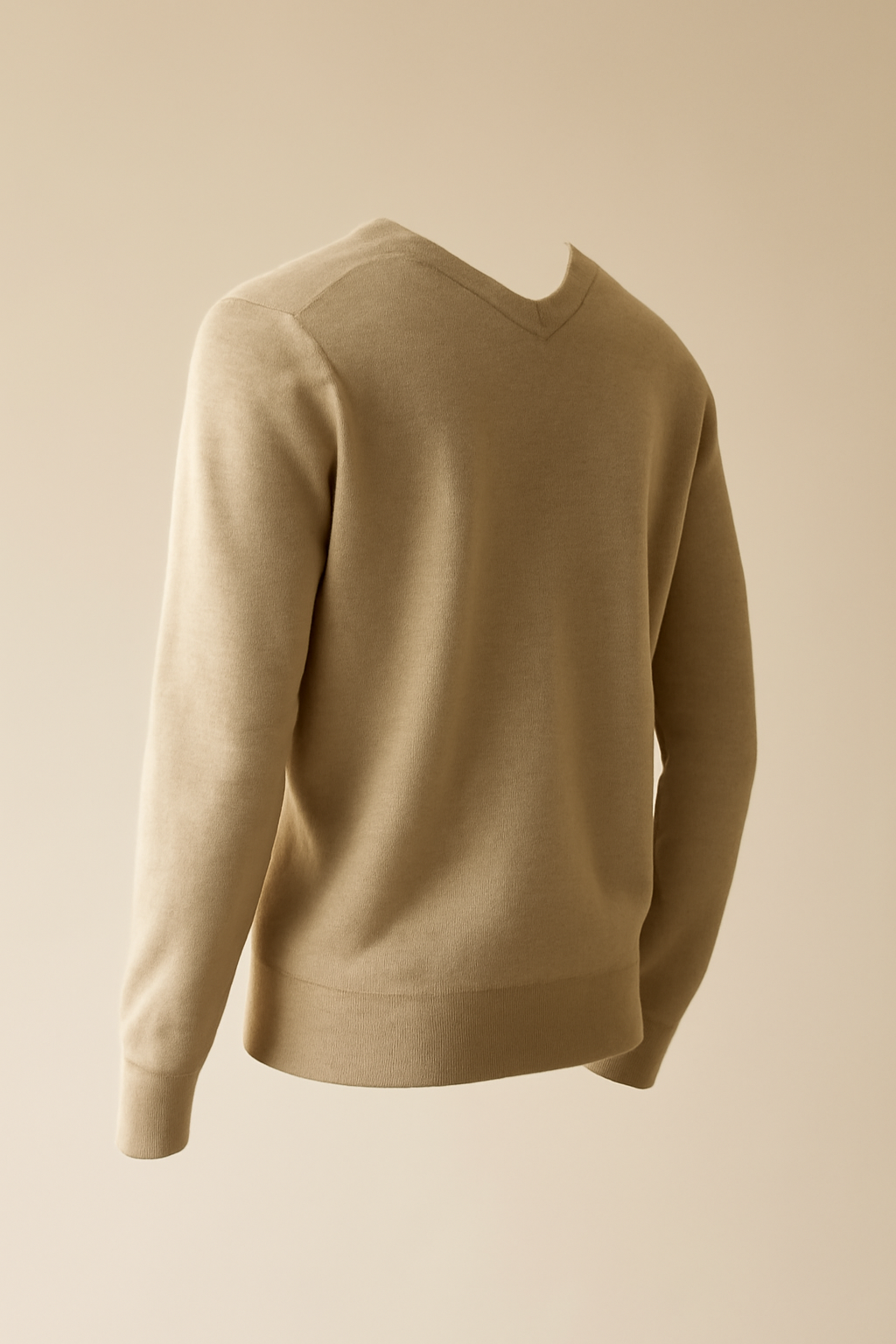 Cove Ribbed Organic V-Neck Sweater