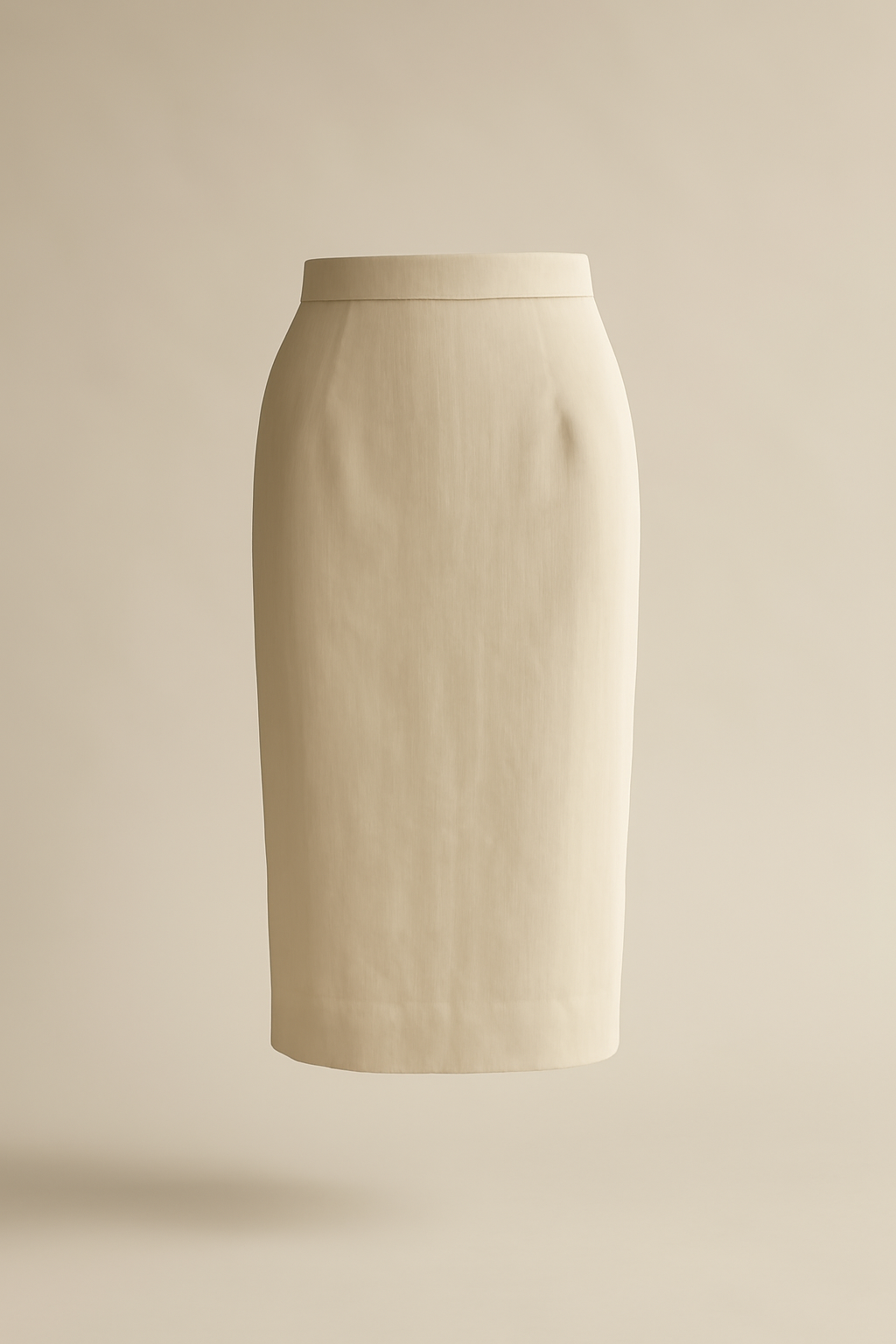 Cove Wrap Linen Pencil Skirt