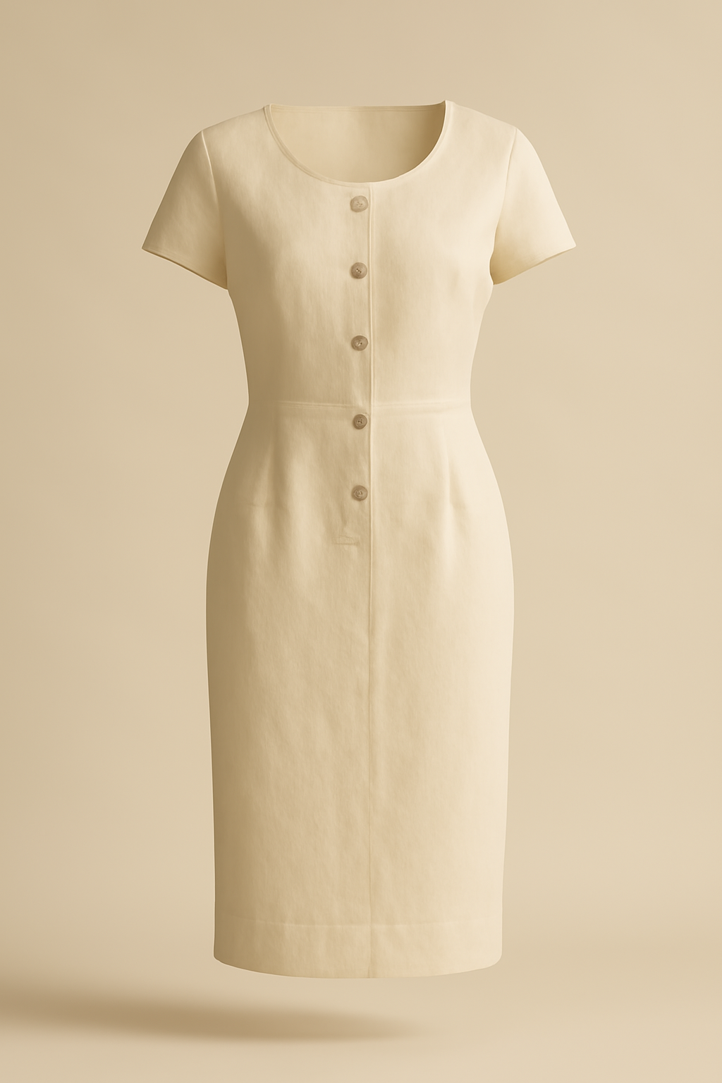 Cove Wrap Linen Pencil Skirt