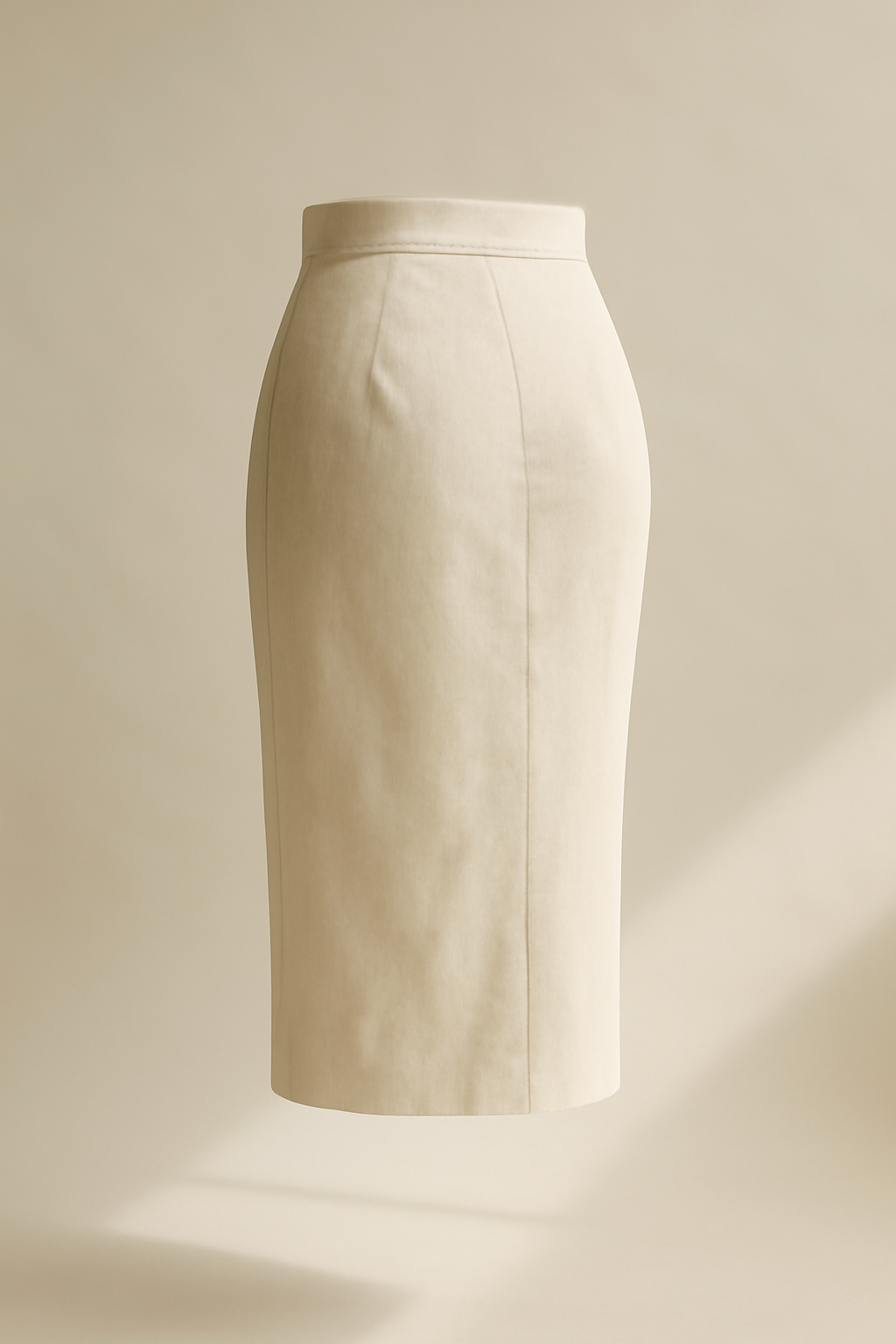 Cove Wrap Linen Pencil Skirt