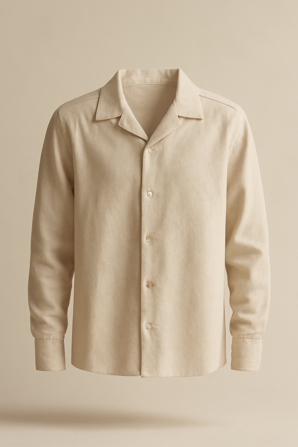 Cyclades Linen Camp-Collar Shirt