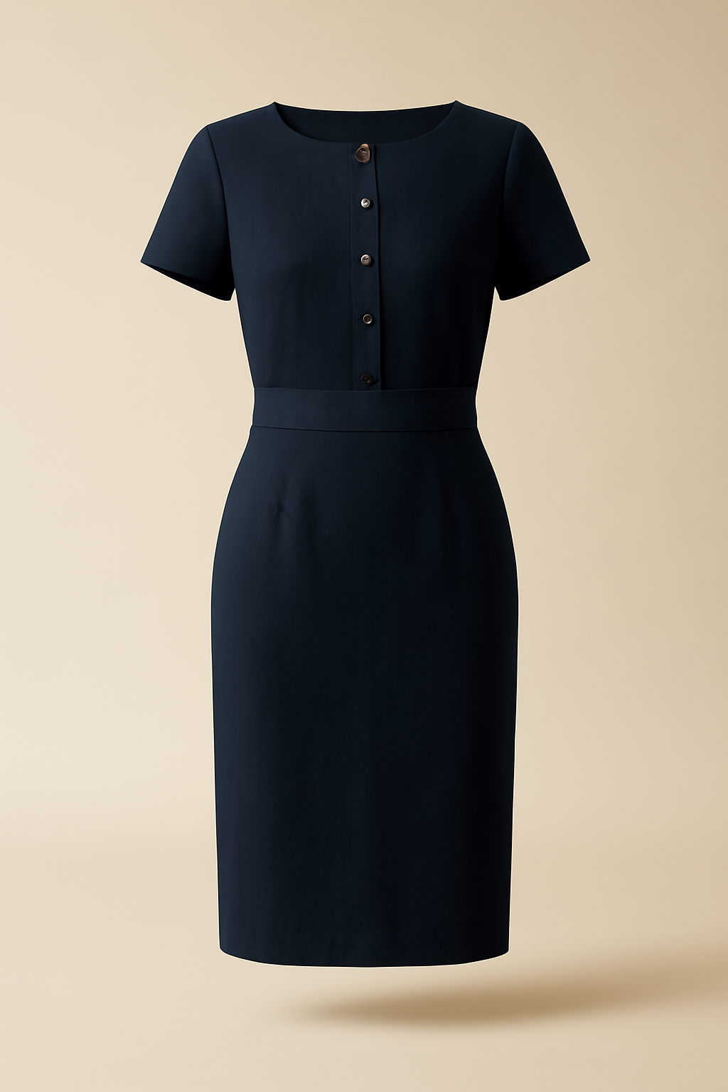 Cyclades Button-Front Tencel Pencil Skirt