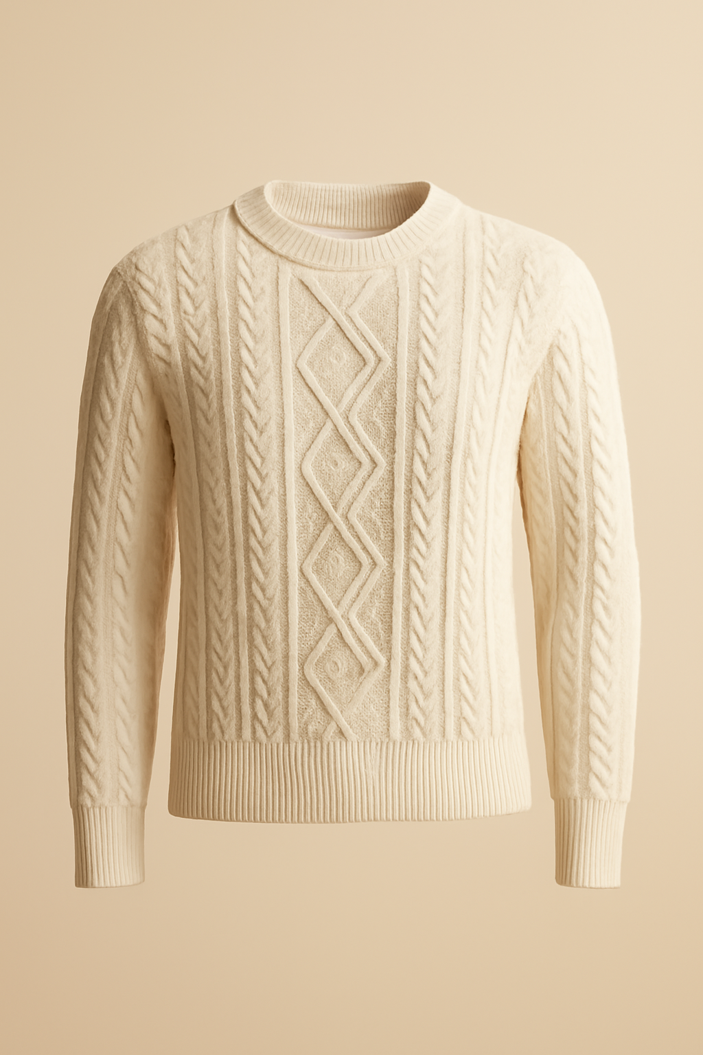 Cyclades Chunky Organic Cable-Knit Sweater