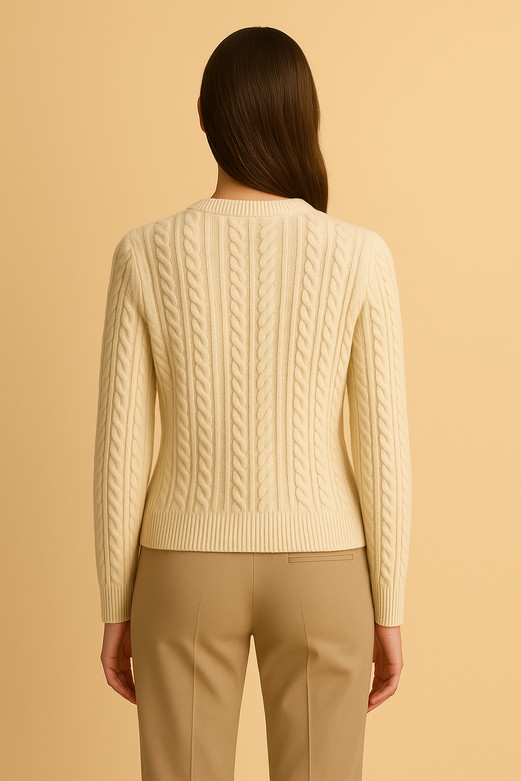 Cyclades Chunky Organic Cable-Knit Sweater