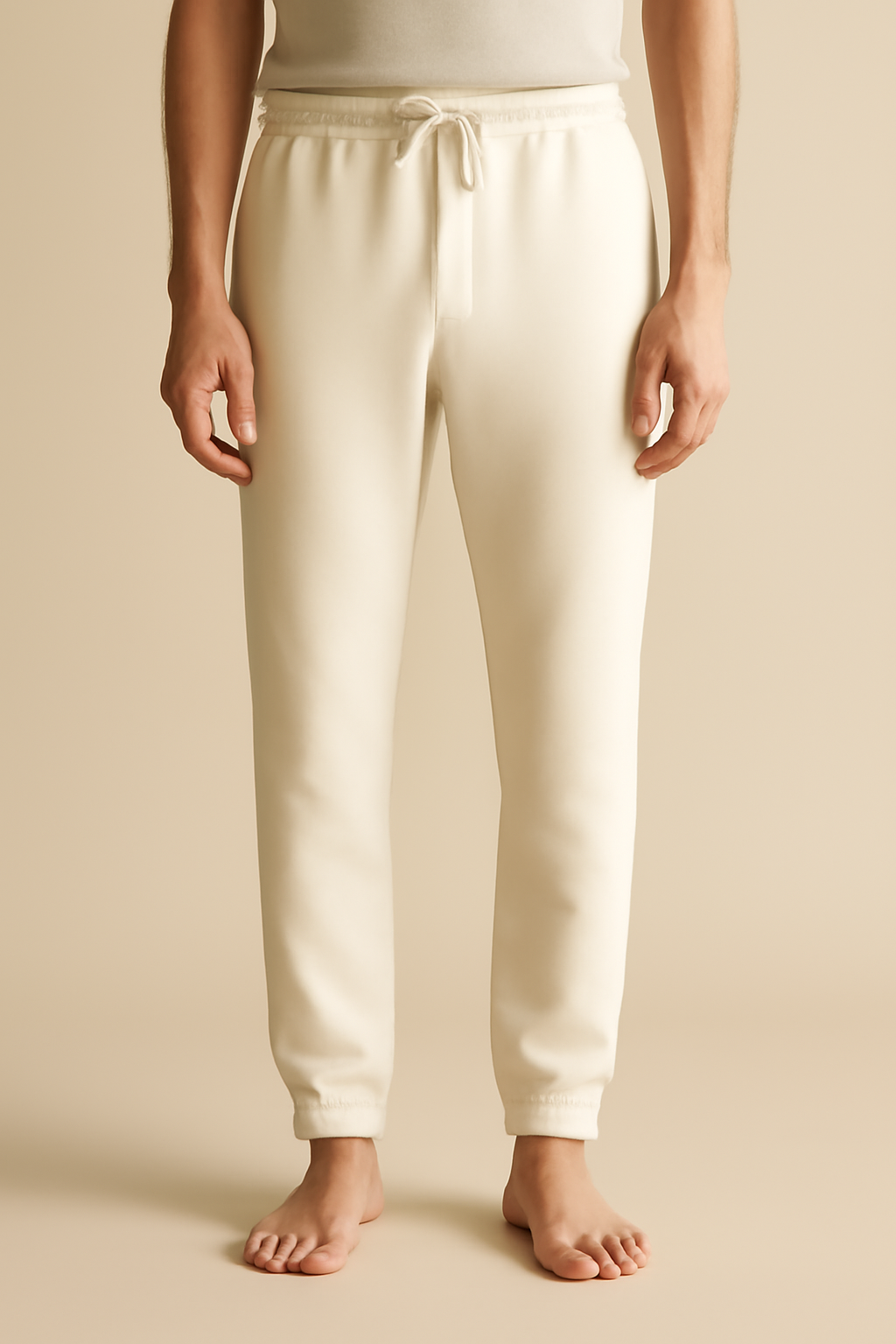 Cyclades Cropped Tencel Jogger Trousers