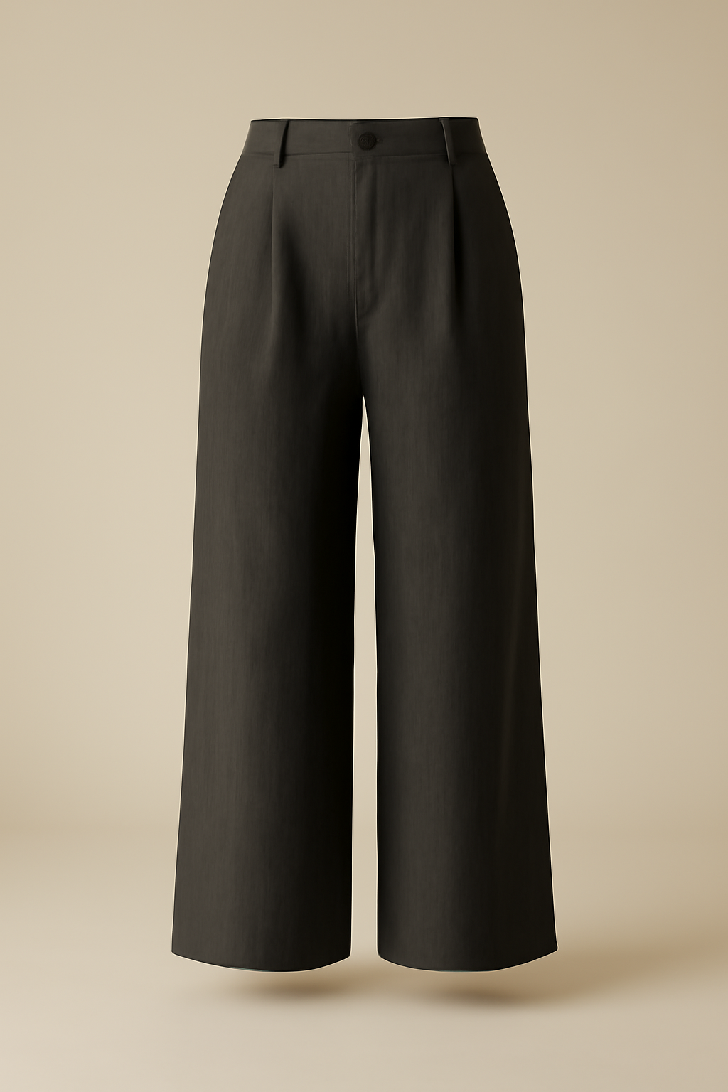 Cyclades Cropped Tencel Wide-Leg Trousers