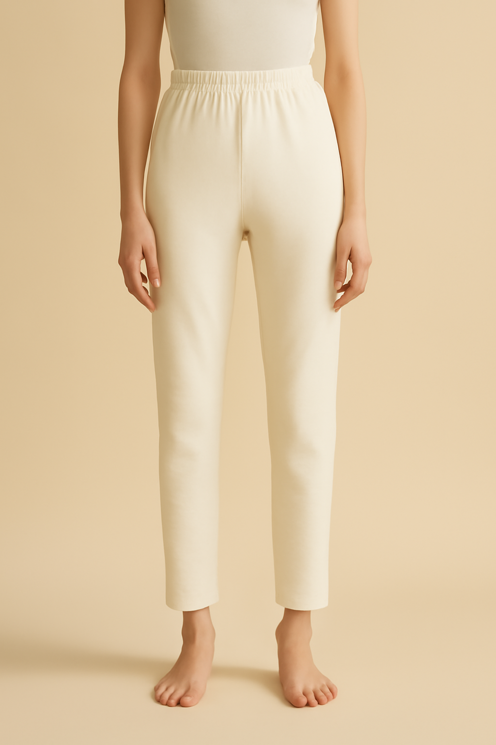 Cyclades Drawstring Cotton Tapered Trousers