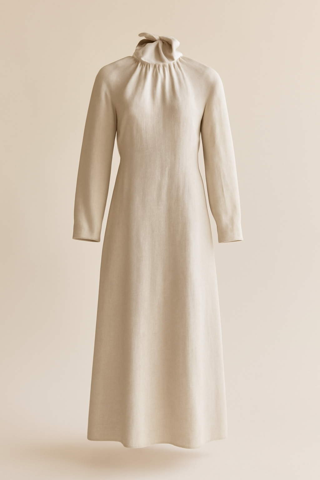 Cyclades Halterneck Linen Maxi Dress