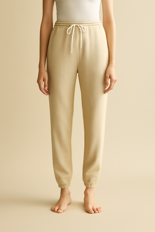Cyclades Orta Bel Keten Jogger Pantolon