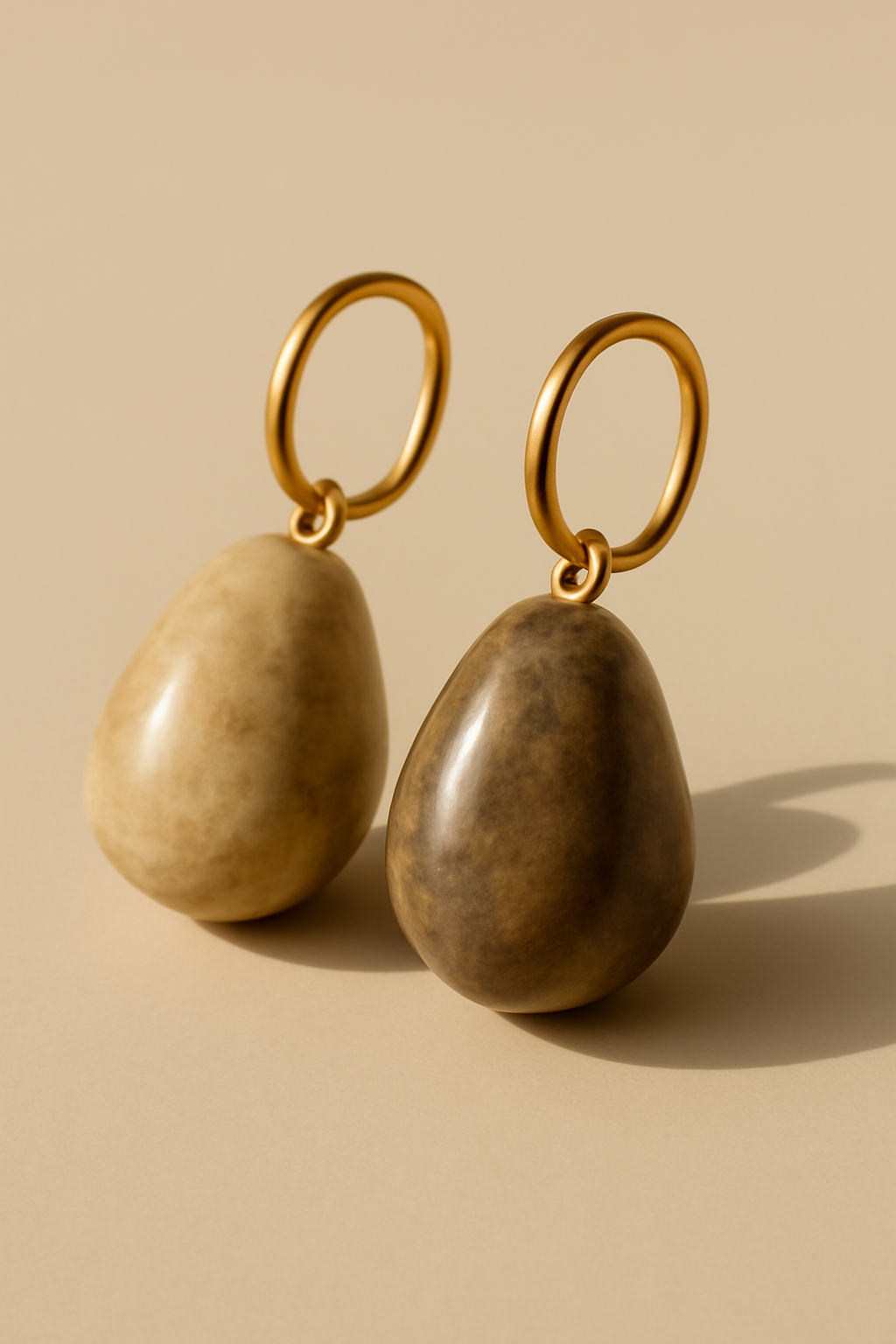 Cyclades Minimal Stone Earrings