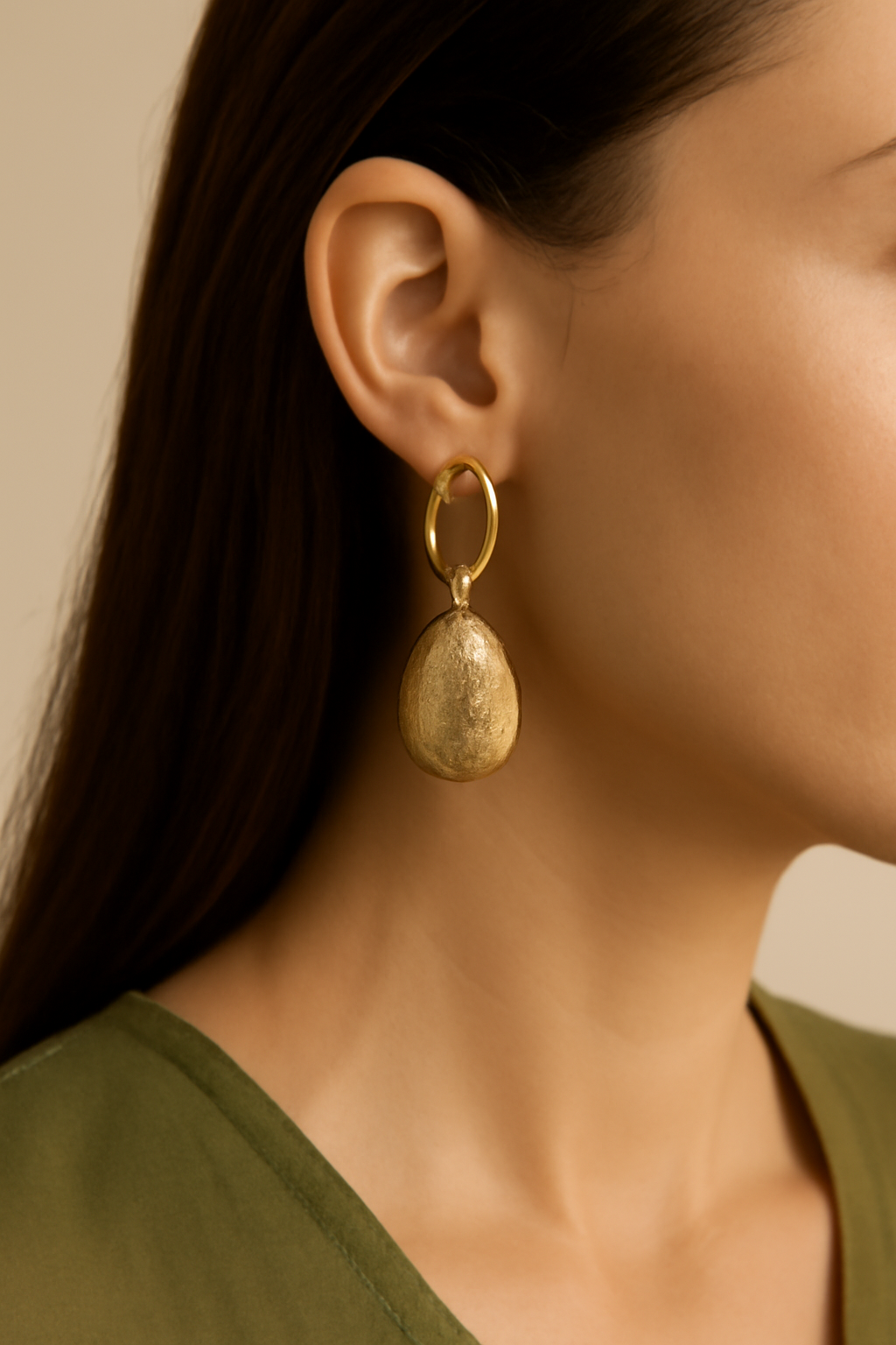 Cyclades Minimal Stone Earrings