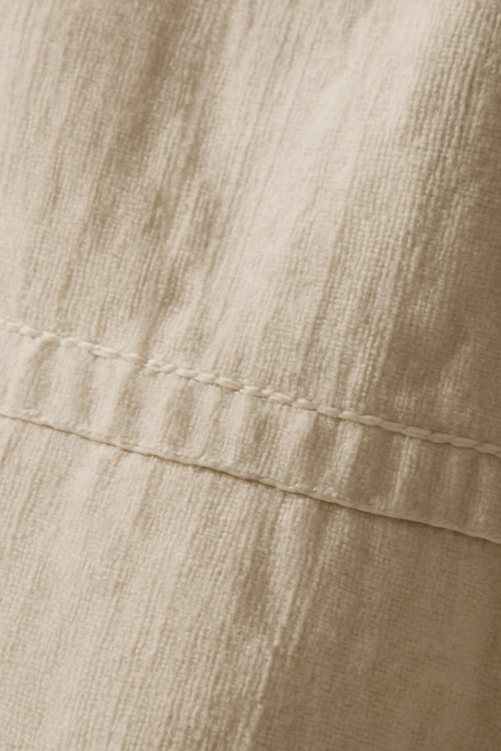 Cyclades Round-Neck Linen Wrap Dress