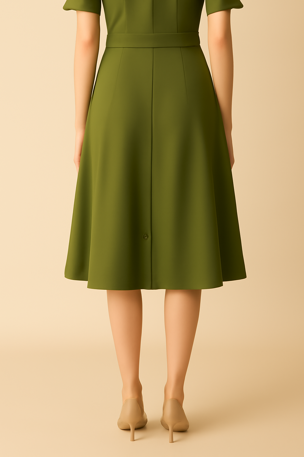 Cyclades Wrap Cotton Midi Skirt