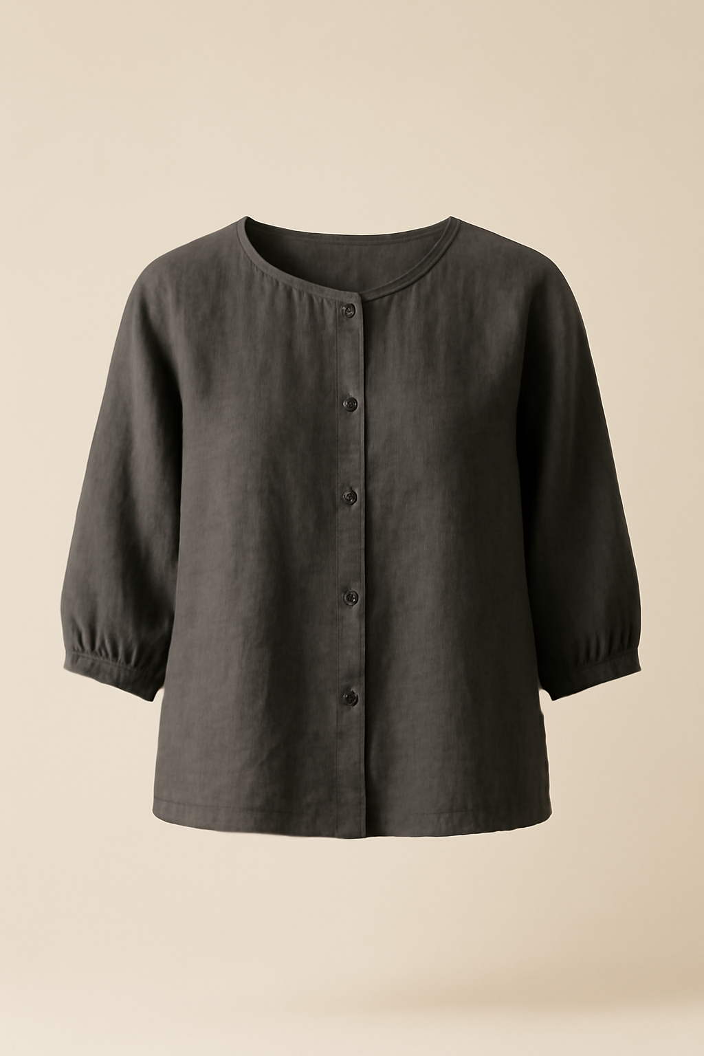Datca Long-Sleeve Tencel Relaxed Blouse