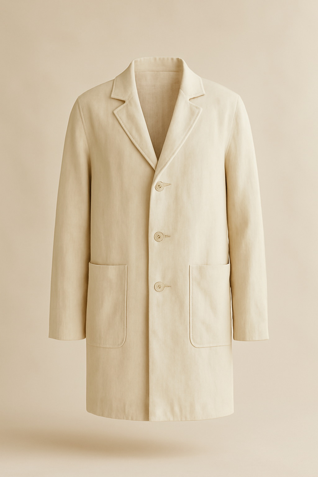 Datca Longline Linen Overcoat