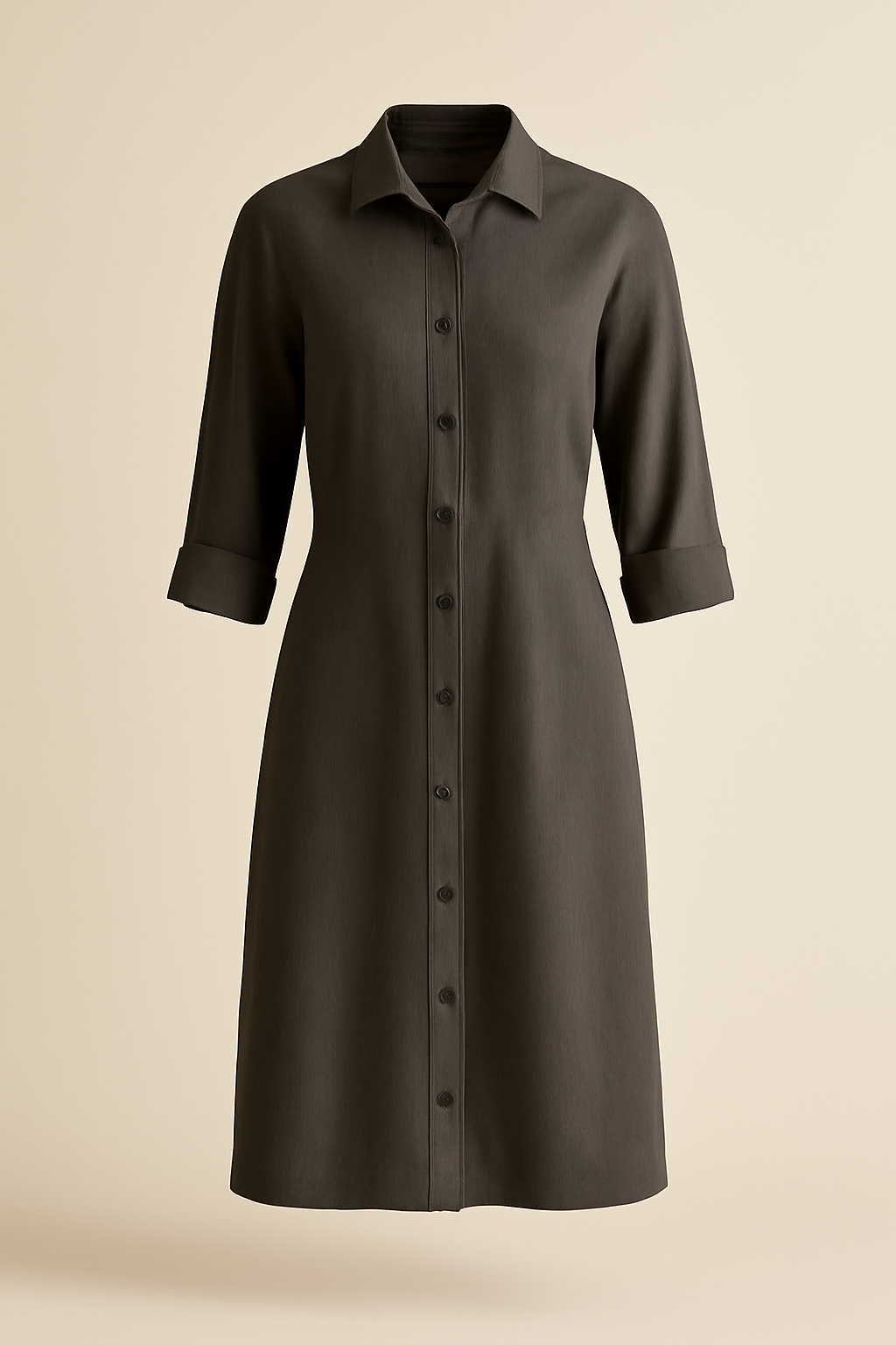 Douro Boat-Neck Tencel Shirt Dress