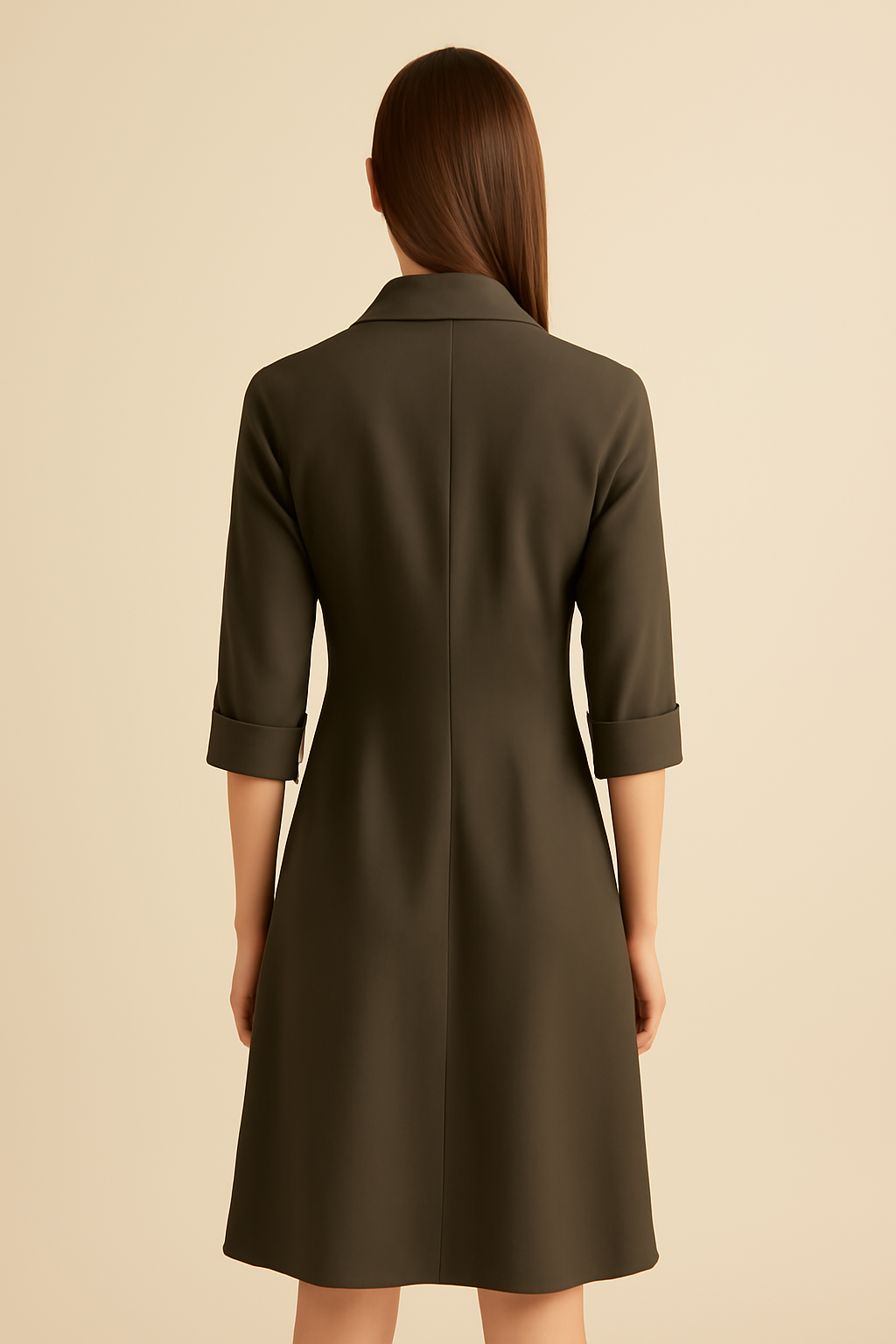 Douro Boat-Neck Tencel Shirt Dress