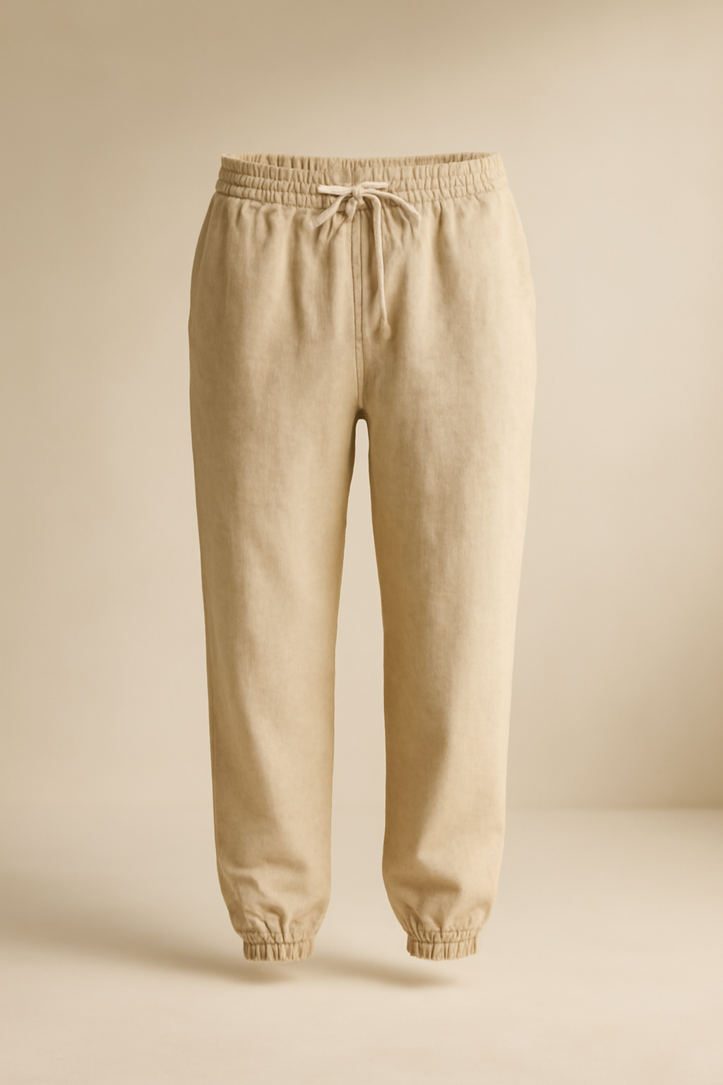 Douro Drawstring Linen Jogger Trousers