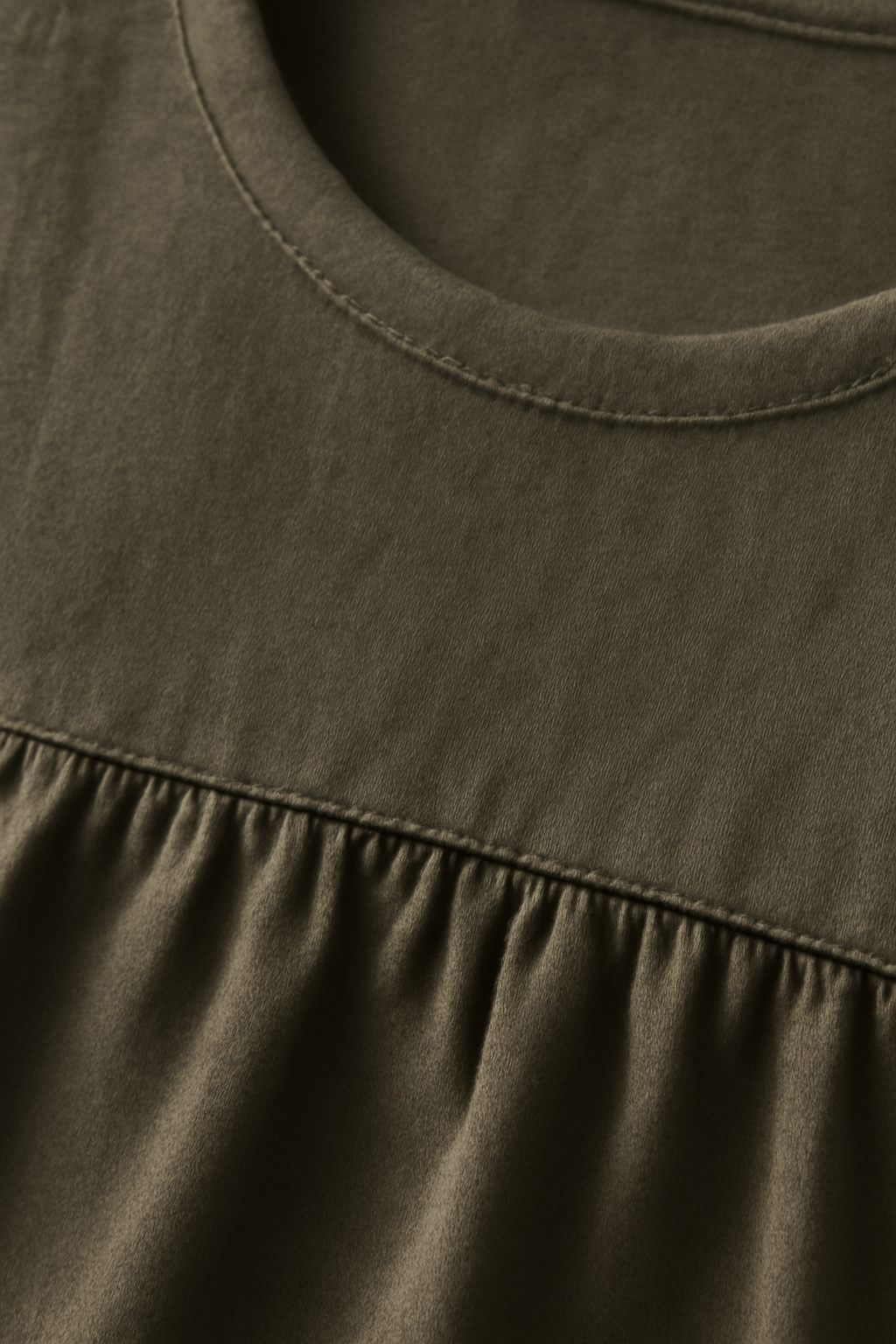 Douro Long-Sleeve Linen Flounce Blouse