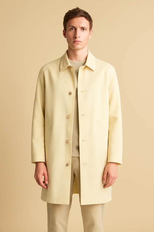 Douro Longline Gabardine Overcoat