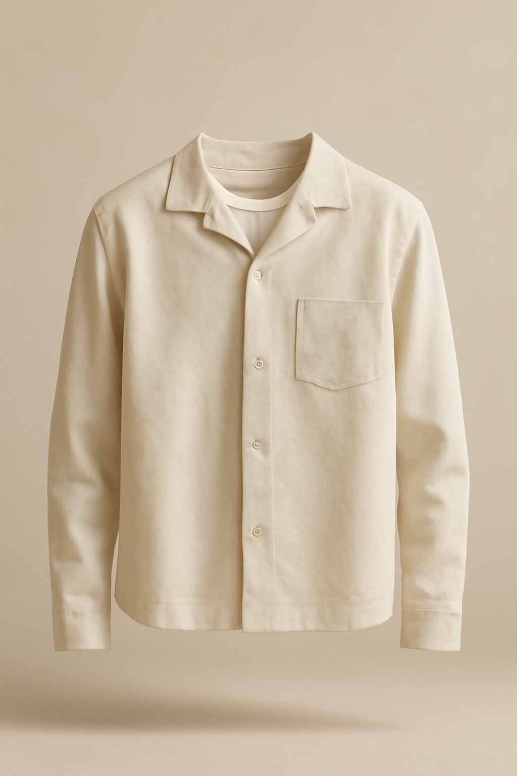 Douro Point-Collar Organic Camp-Collar Shirt