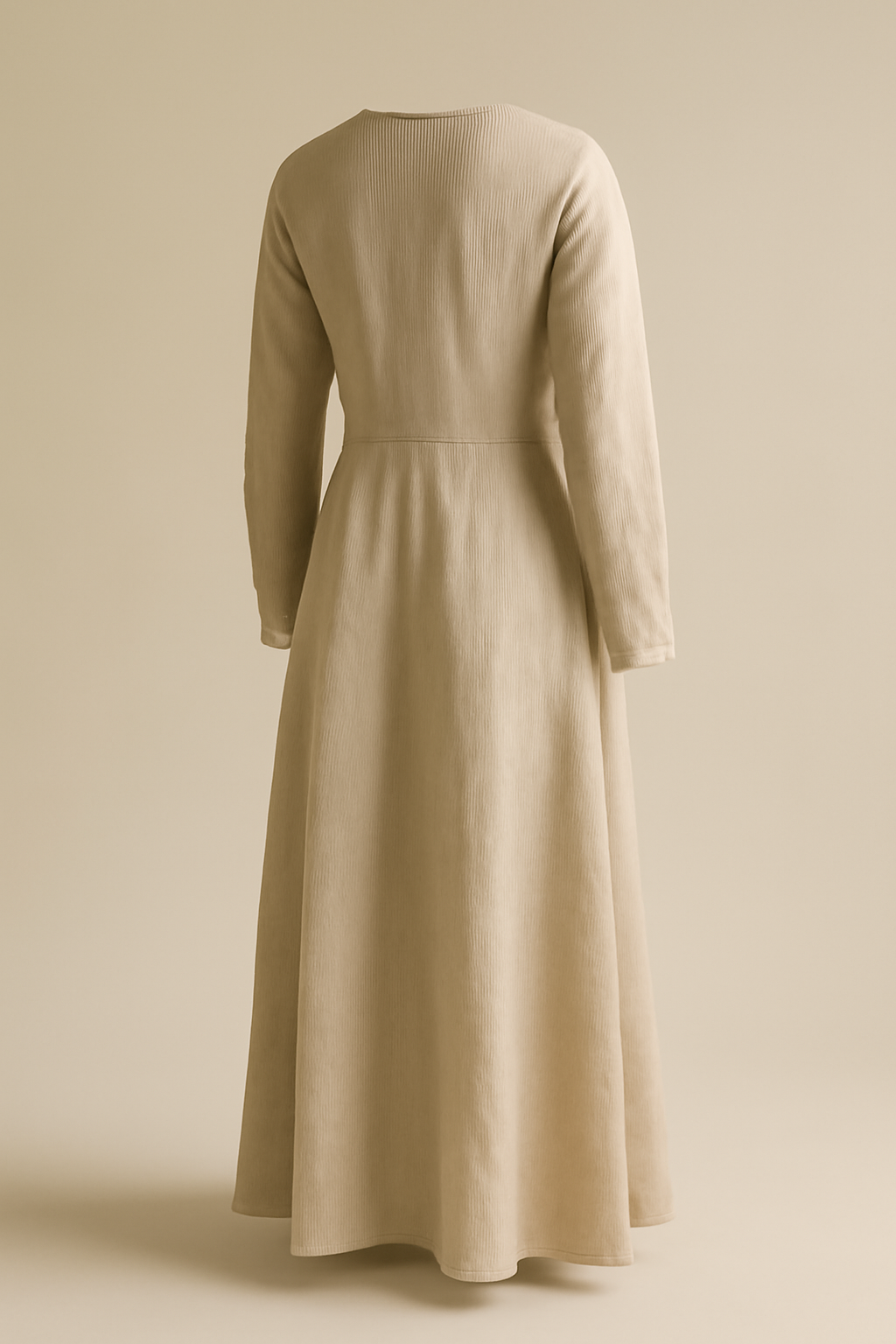 Douro Round-Neck Linen Maxi Dress
