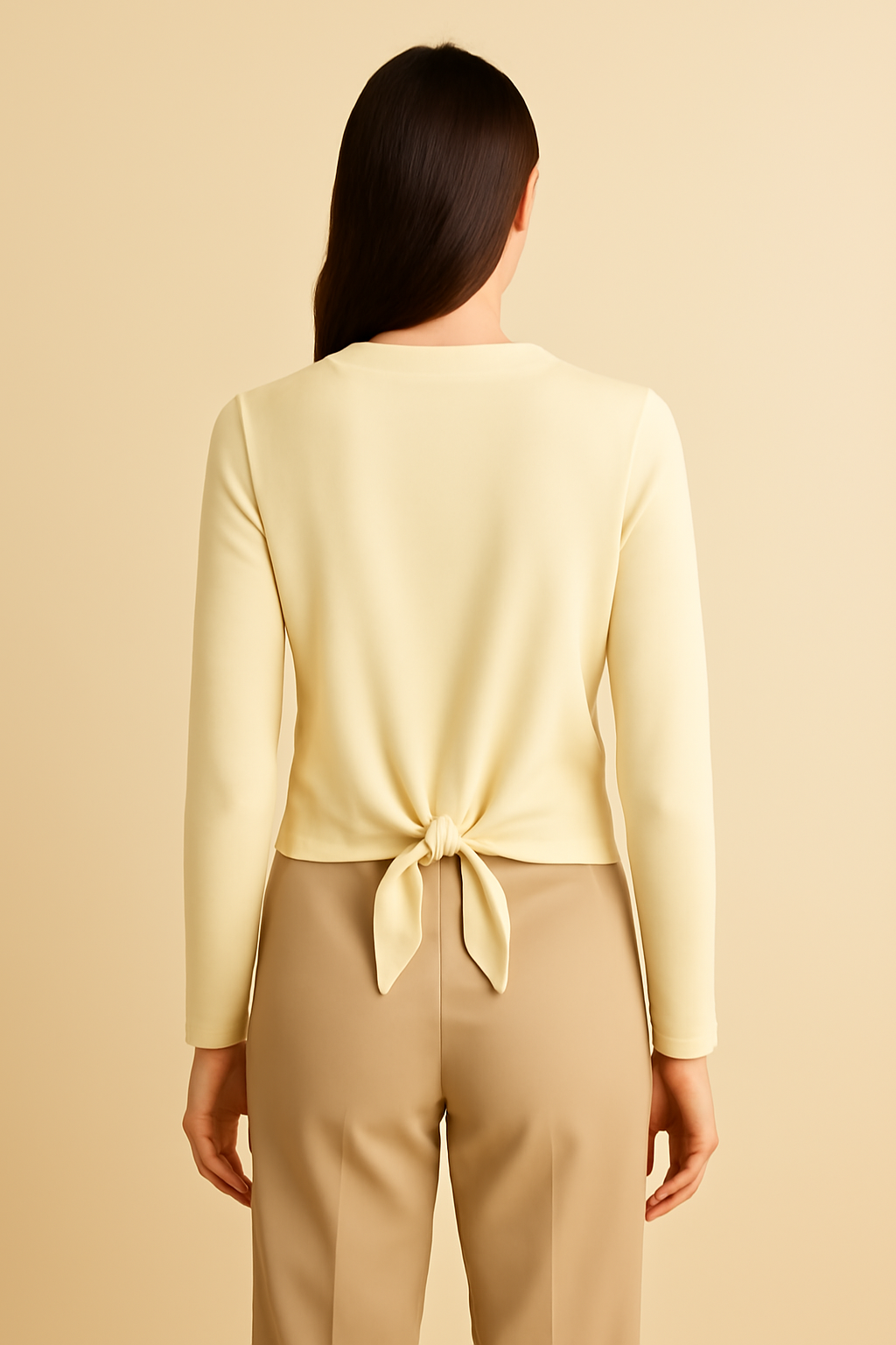 Douro Tie-Front Organic Classic Blouse