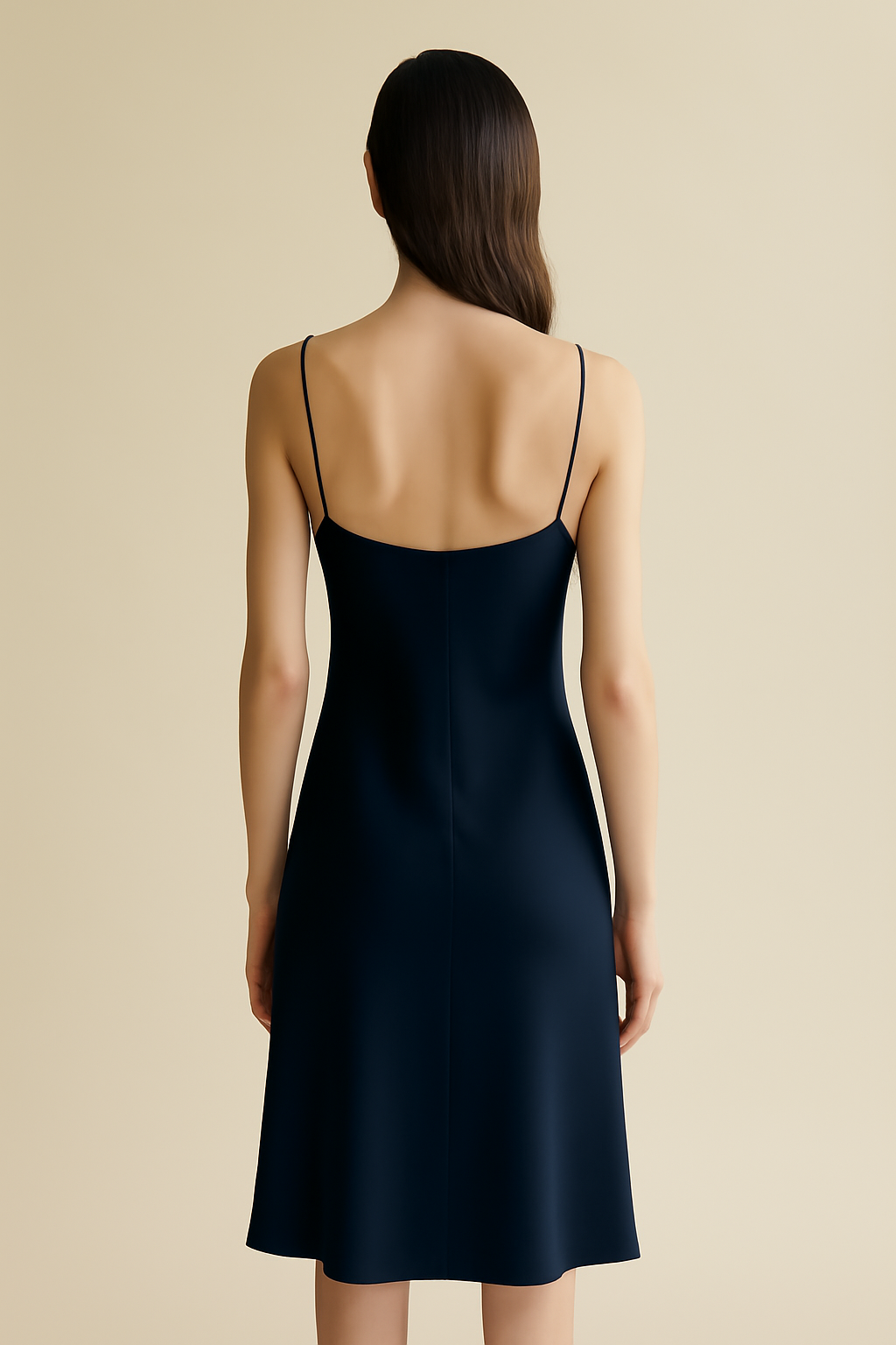 Douro V-Neck Viscose Slip Dress